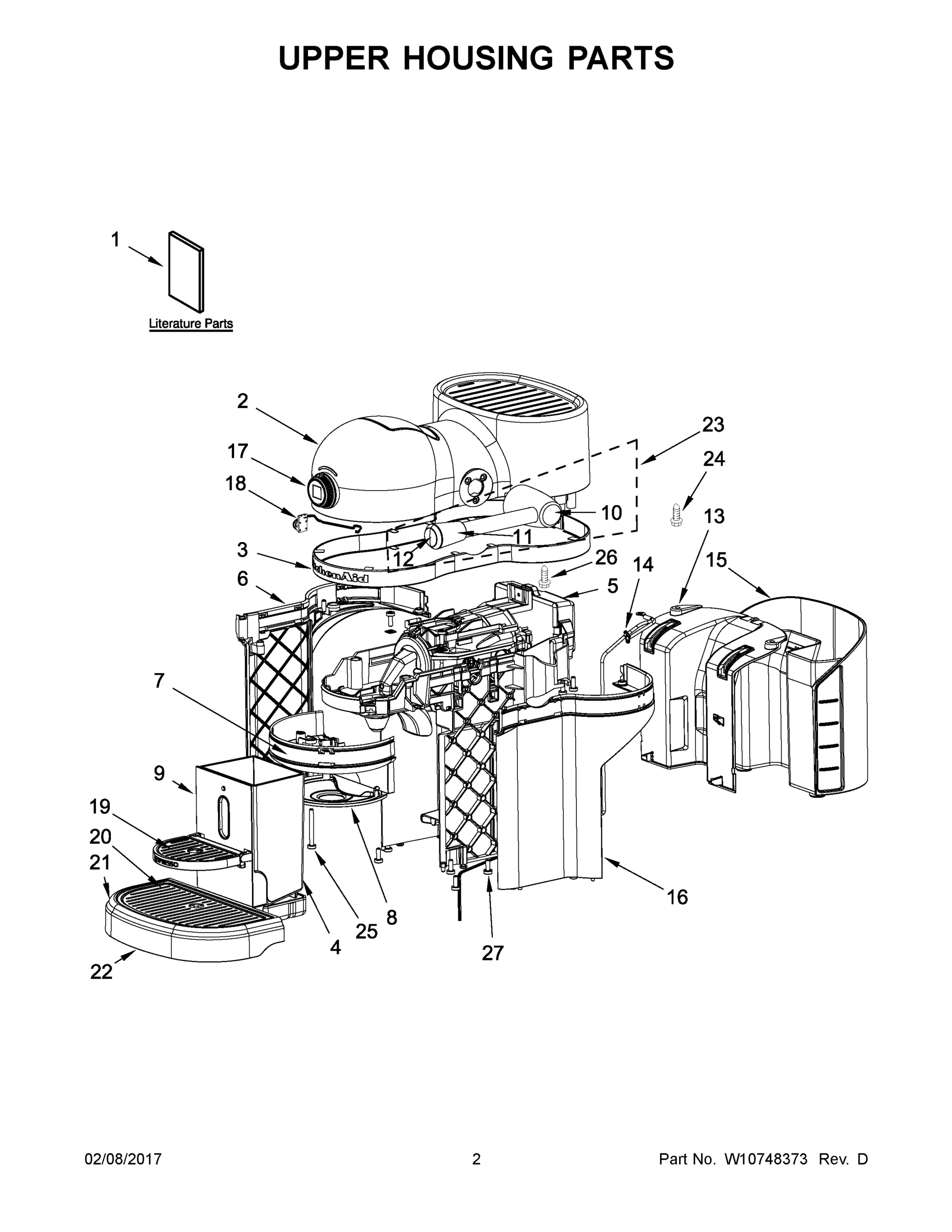 02 - UPPER HOUSING PARTS