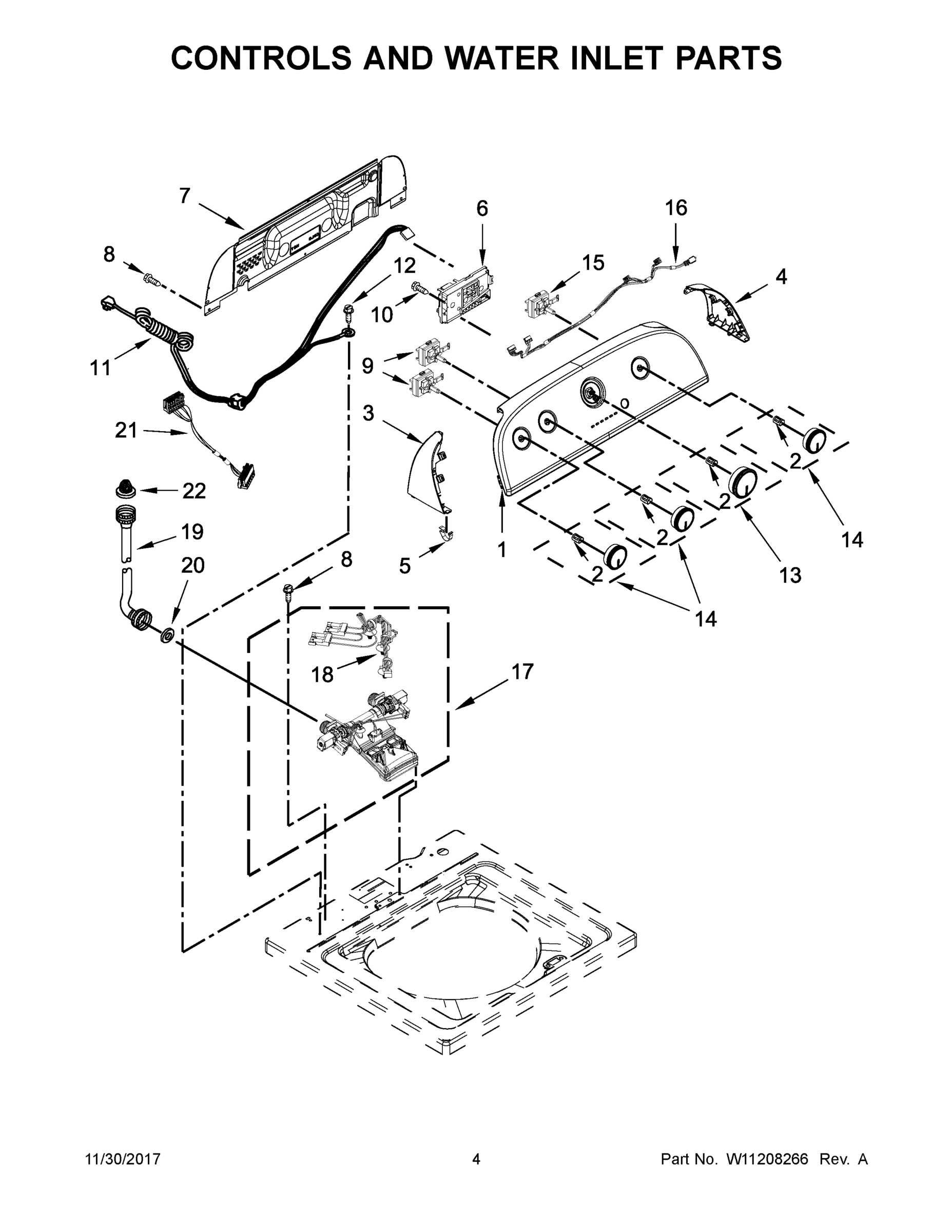 03 - CONTROLS AND WATER INLET PARTS