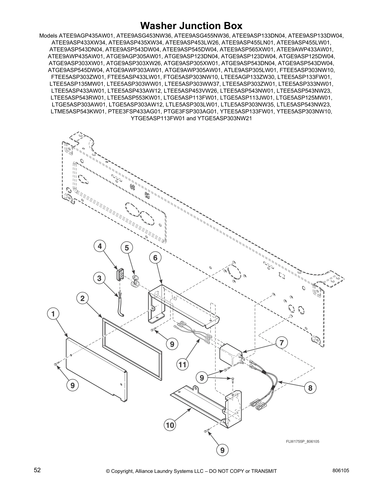 Washer Junction Box