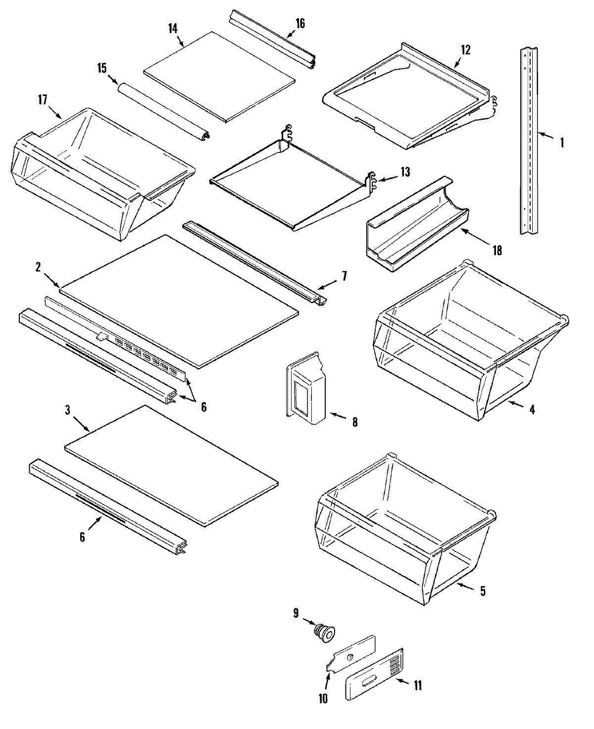 11 - SHELVES & ACCESSORIES