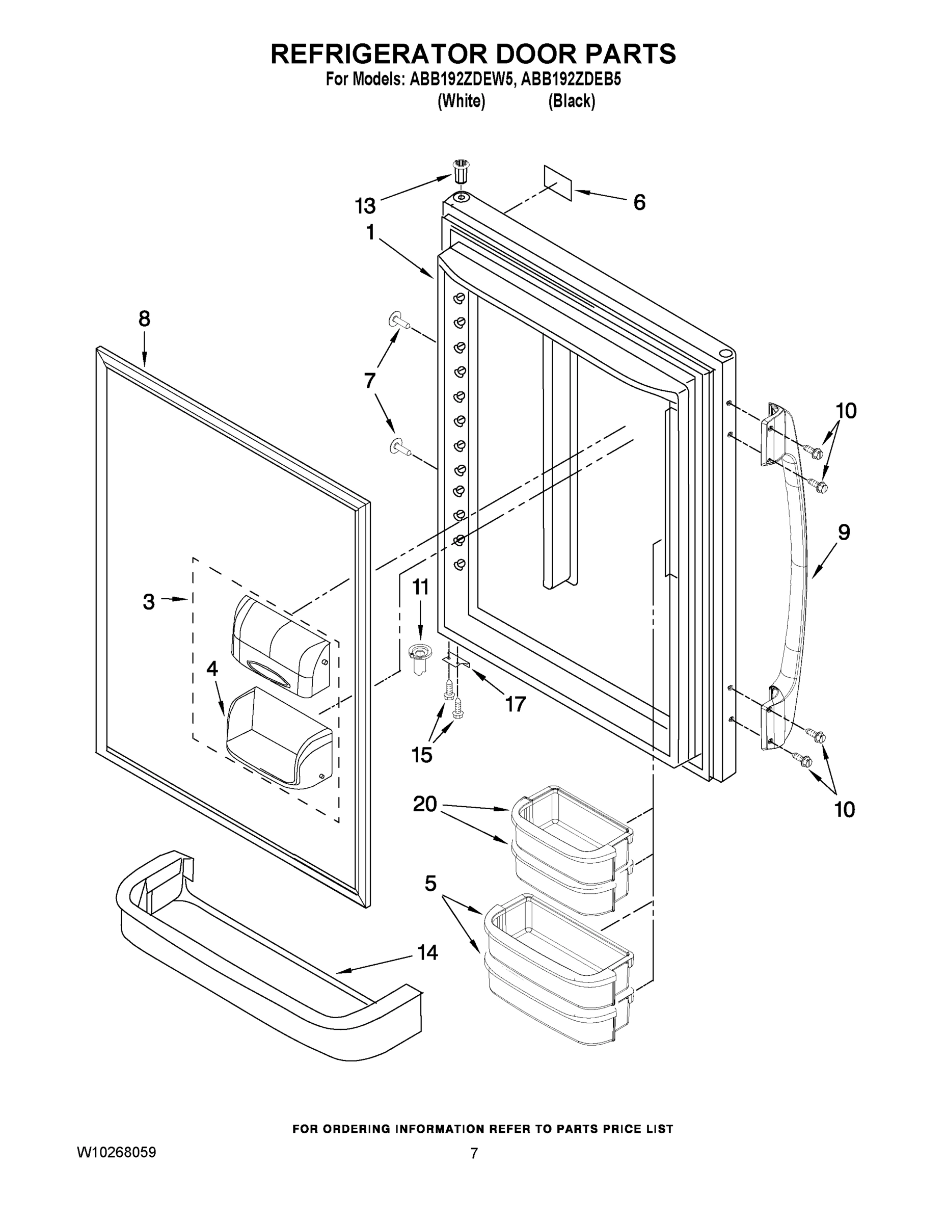 04 - REFRIGERATOR DOOR PARTS