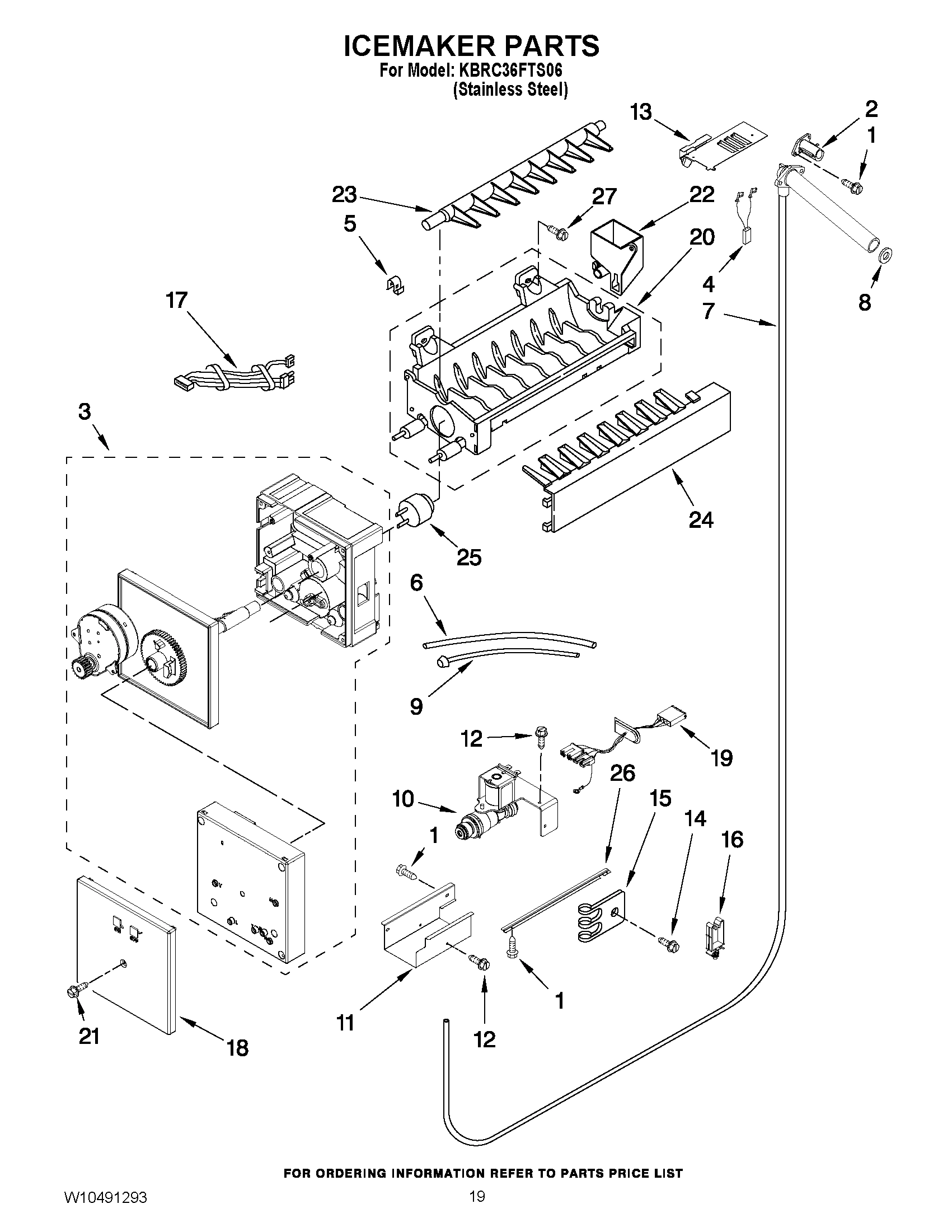 11 - ICEMAKER PARTS
