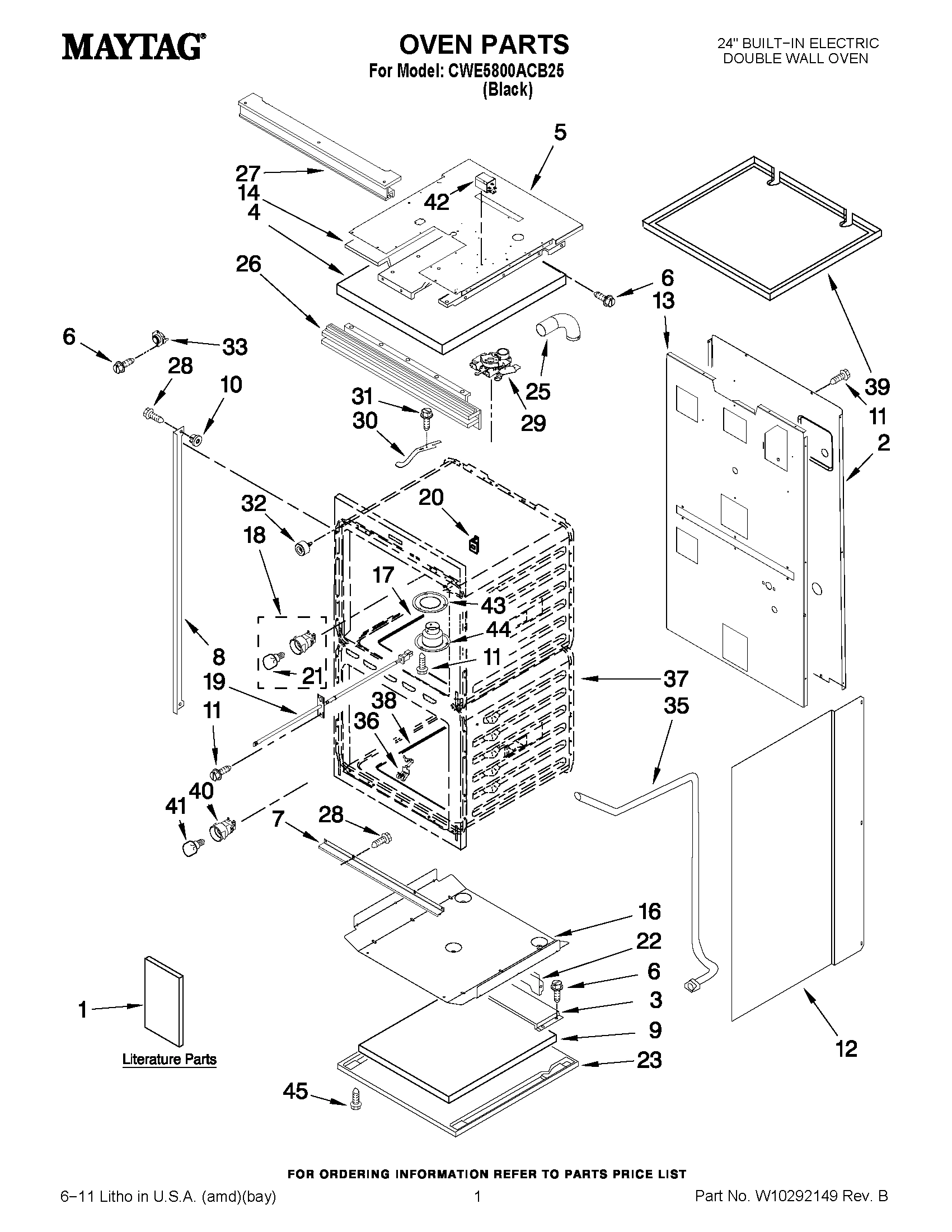 01 - OVEN PARTS