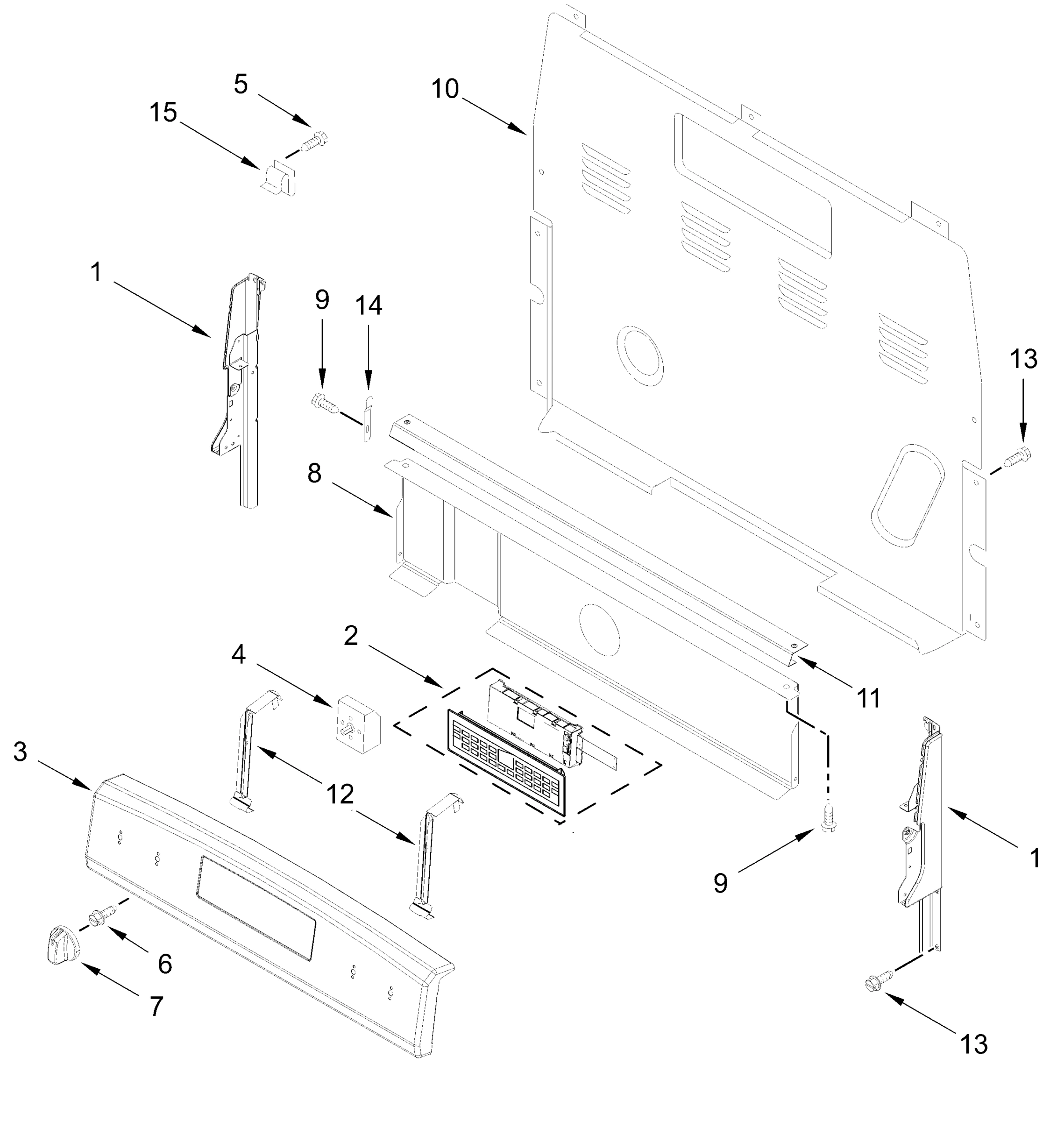 CONTROL PANEL PARTS