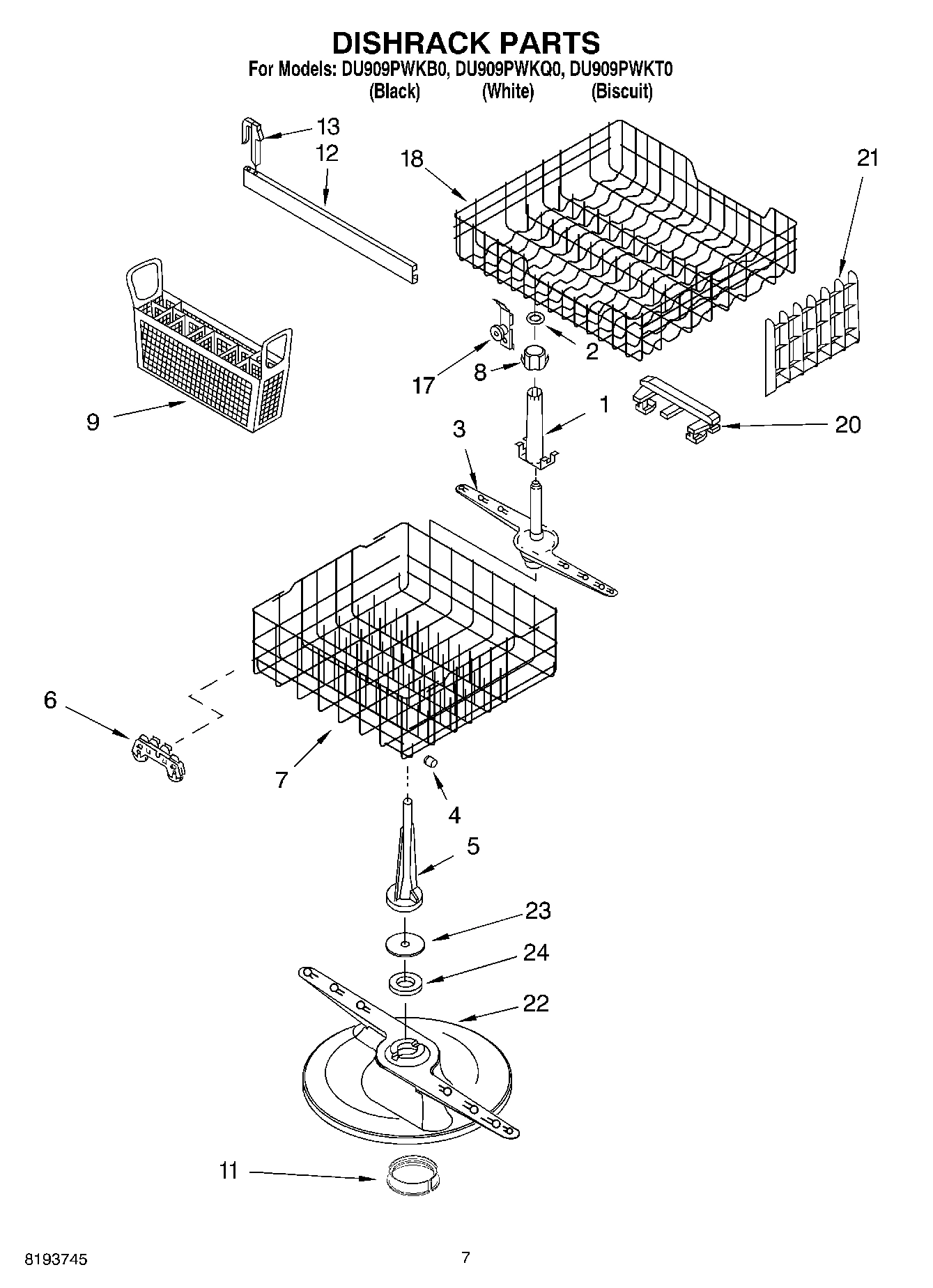 05 - DISHRACK PARTS