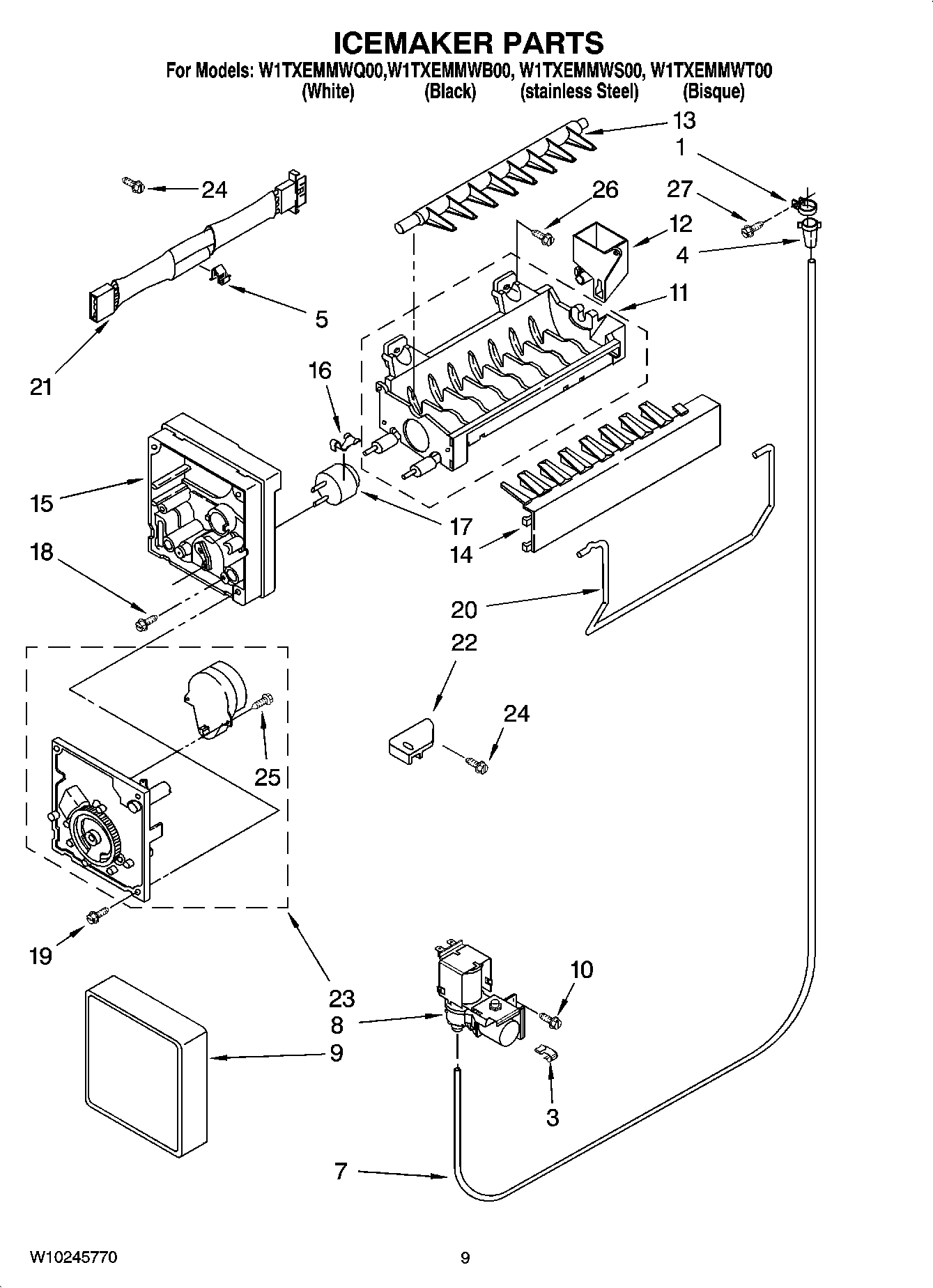 05 - ICEMAKER PARTS