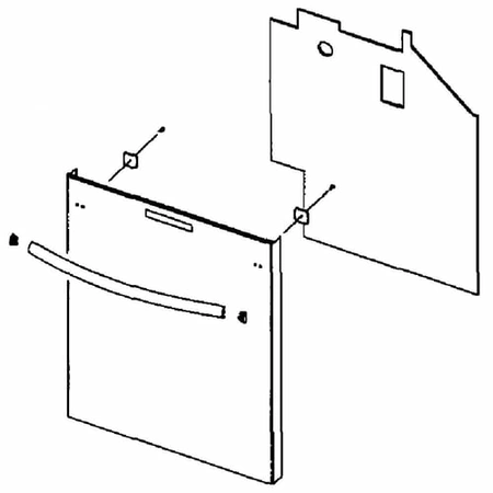 DD97-00203A Samsung Outer Door Assembly DW990