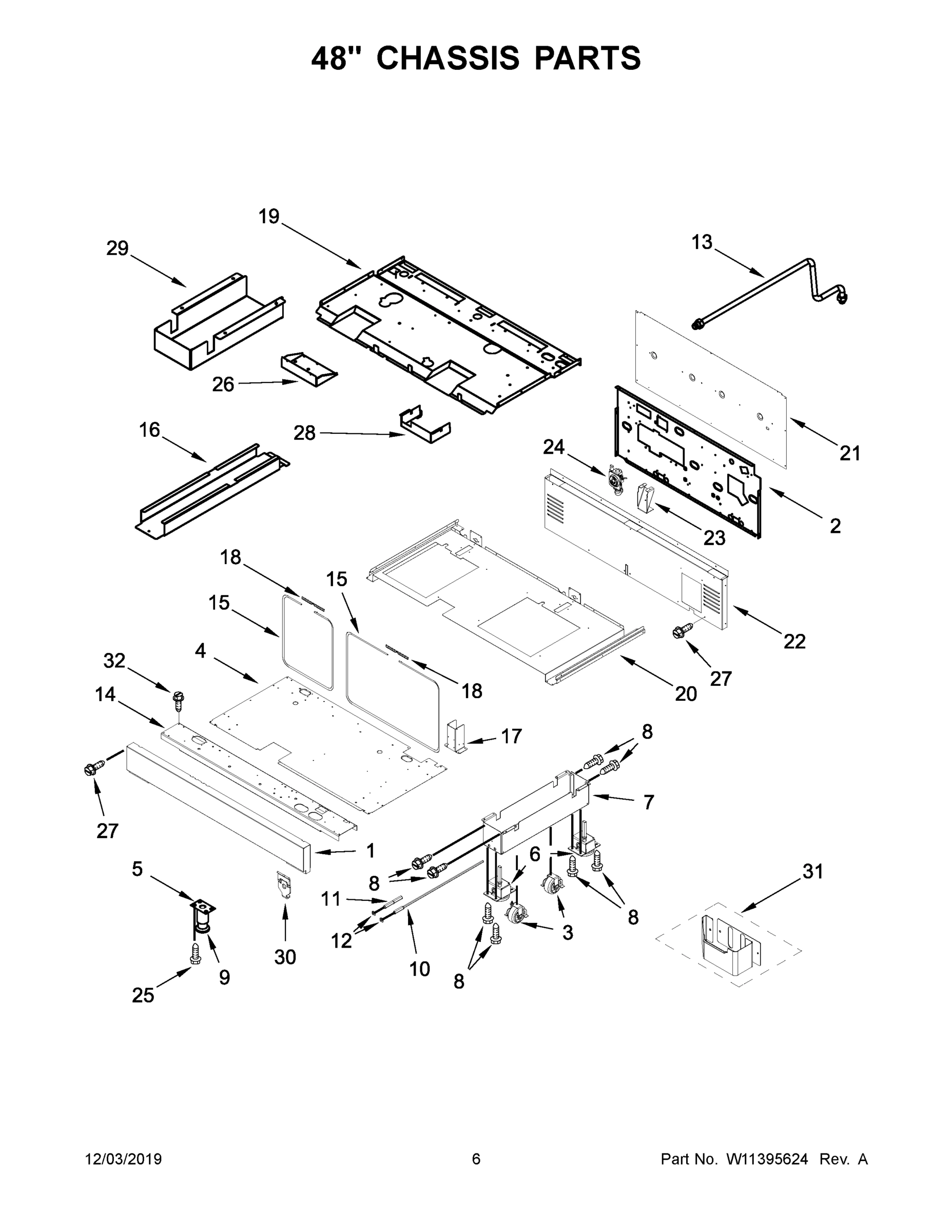 04 - 48" CHASSIS PARTS