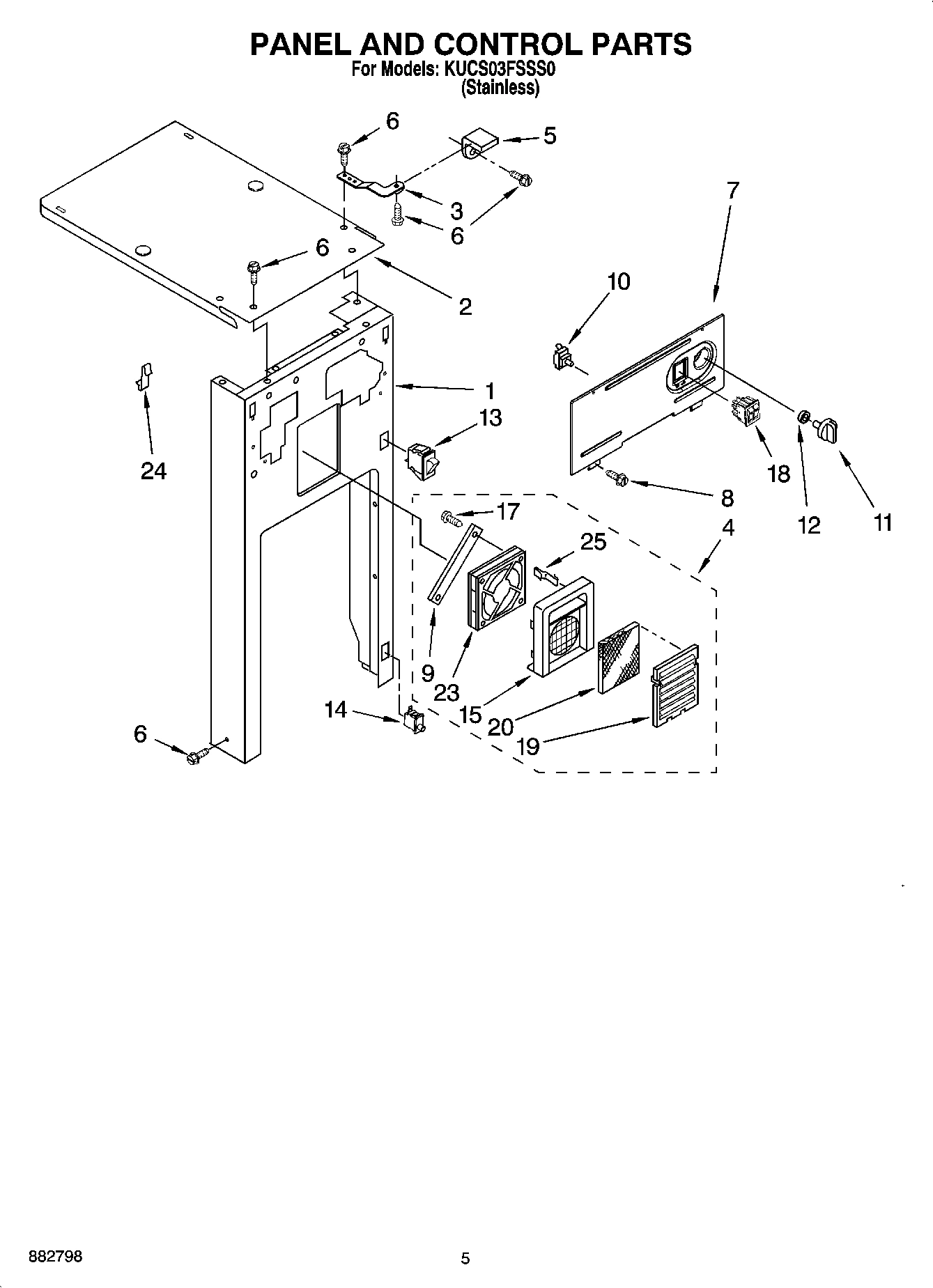 05 - PANEL AND CONTROL PARTS