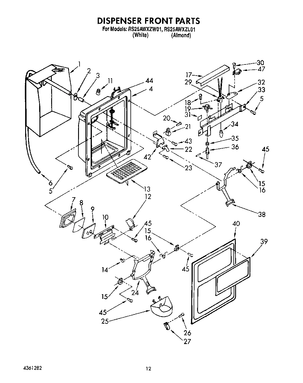 09 - DISPENSER FRONT