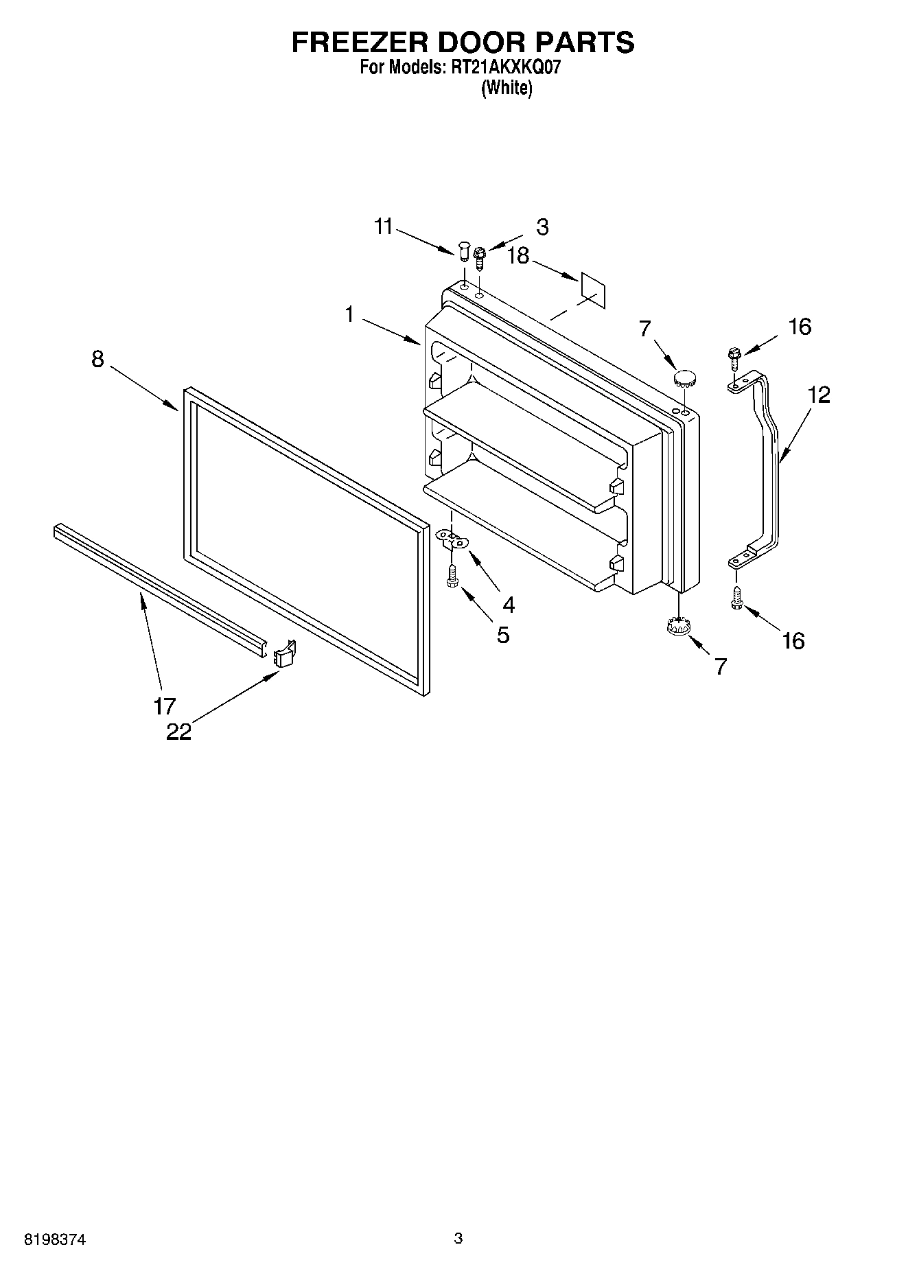 02 - FREEZER DOOR