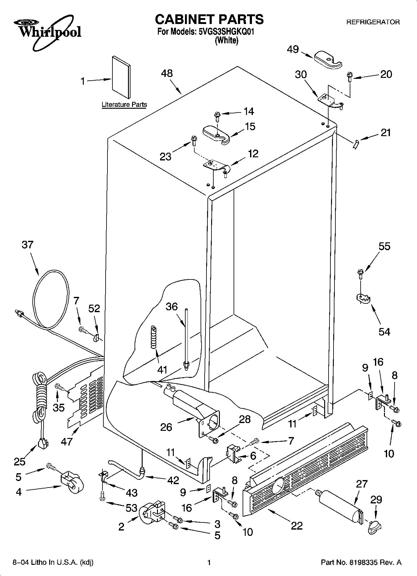 01 - CABINET PARTS