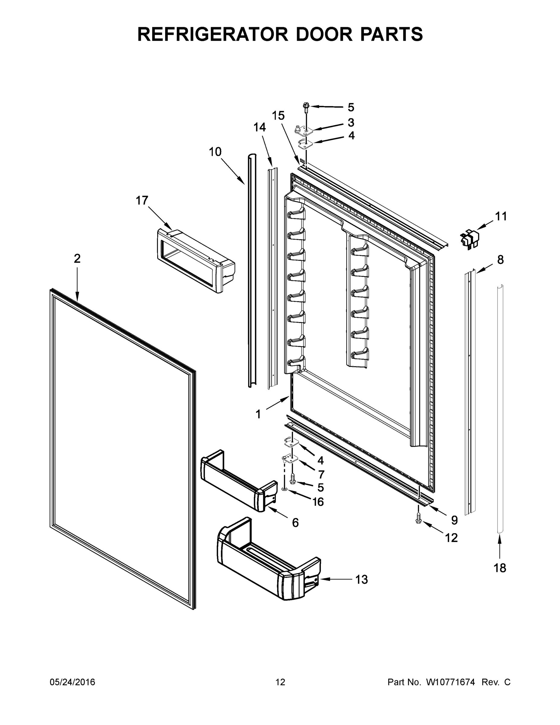 07 - REFRIGERATOR DOOR PARTS