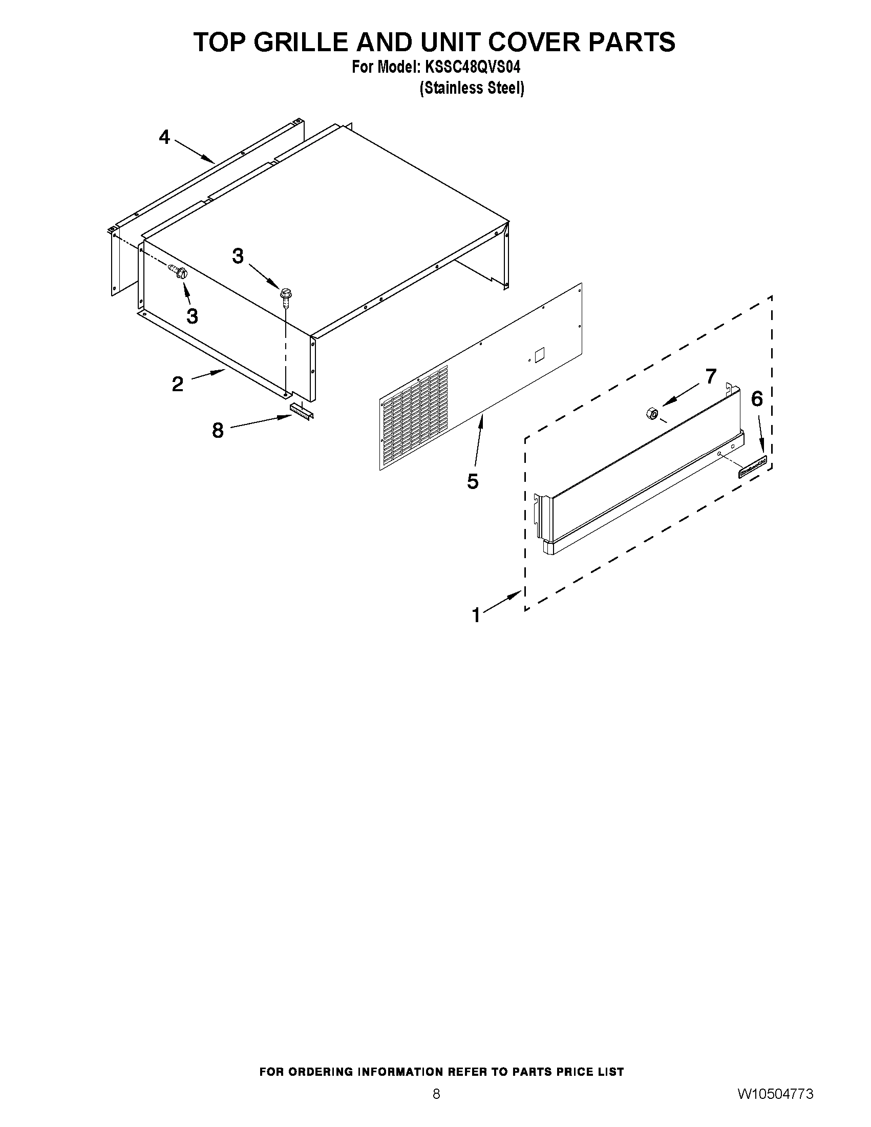 06 - TOP GRILLE AND UNIT COVER PARTS