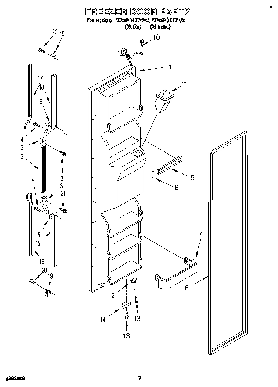 07 - FREEZER DOOR