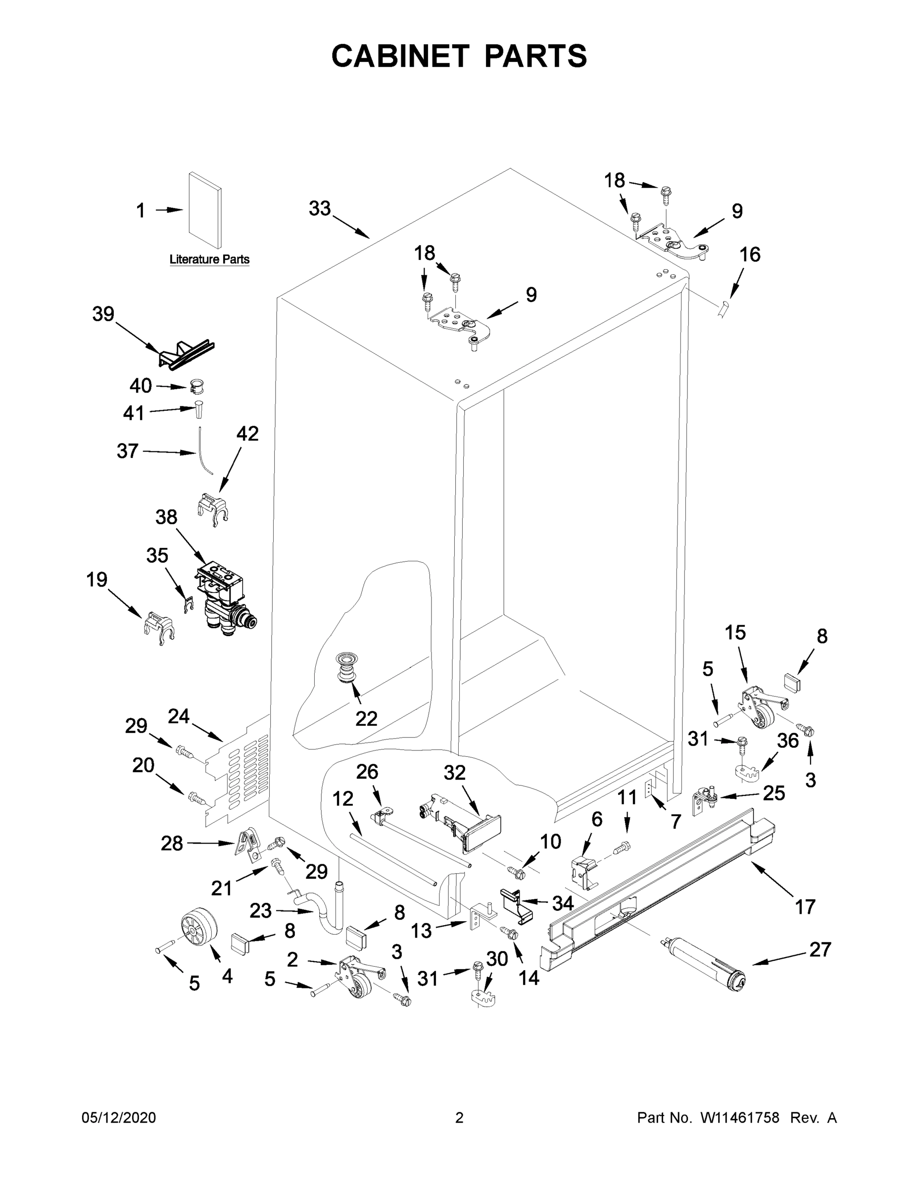 02 - CABINET PARTS