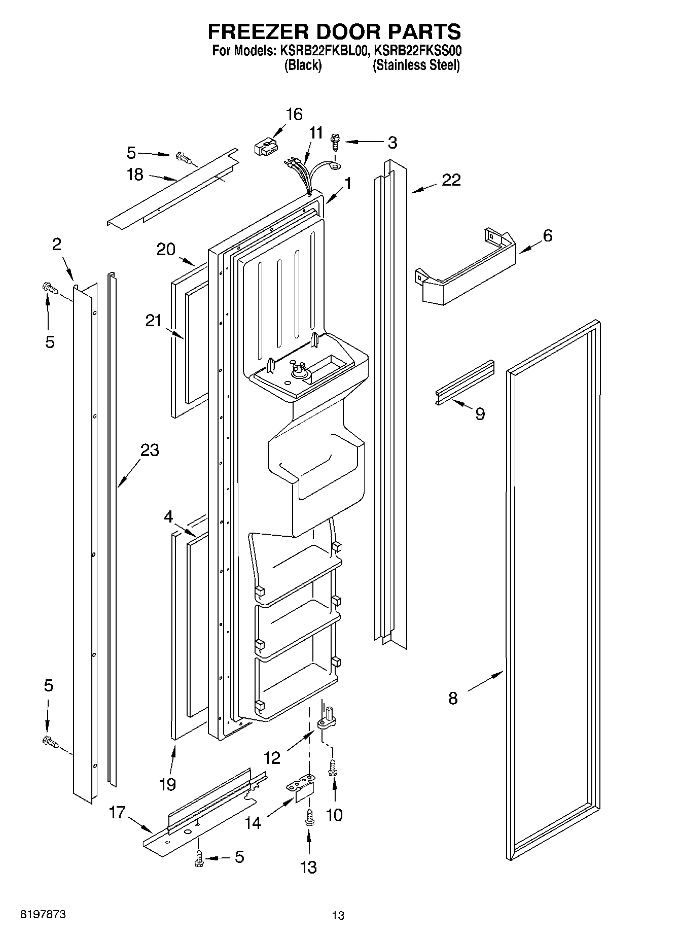 08 - FREEZER DOOR