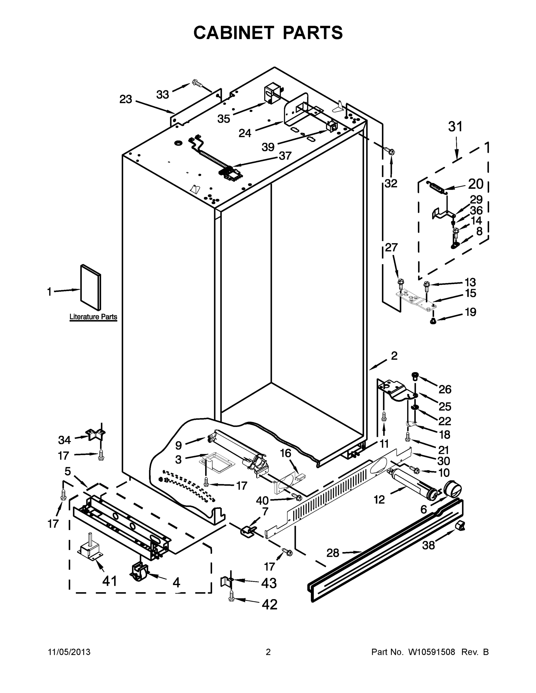 02 - CABINET PARTS
