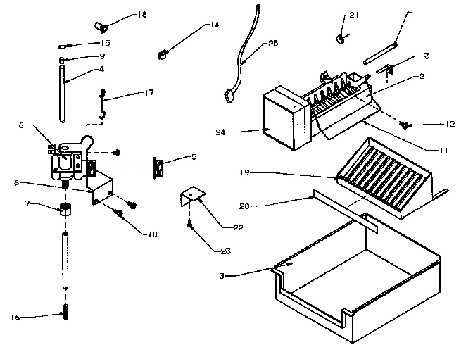 01 - ADD-ON ICE MAKER ASSY FOR SIDE BY SIDES