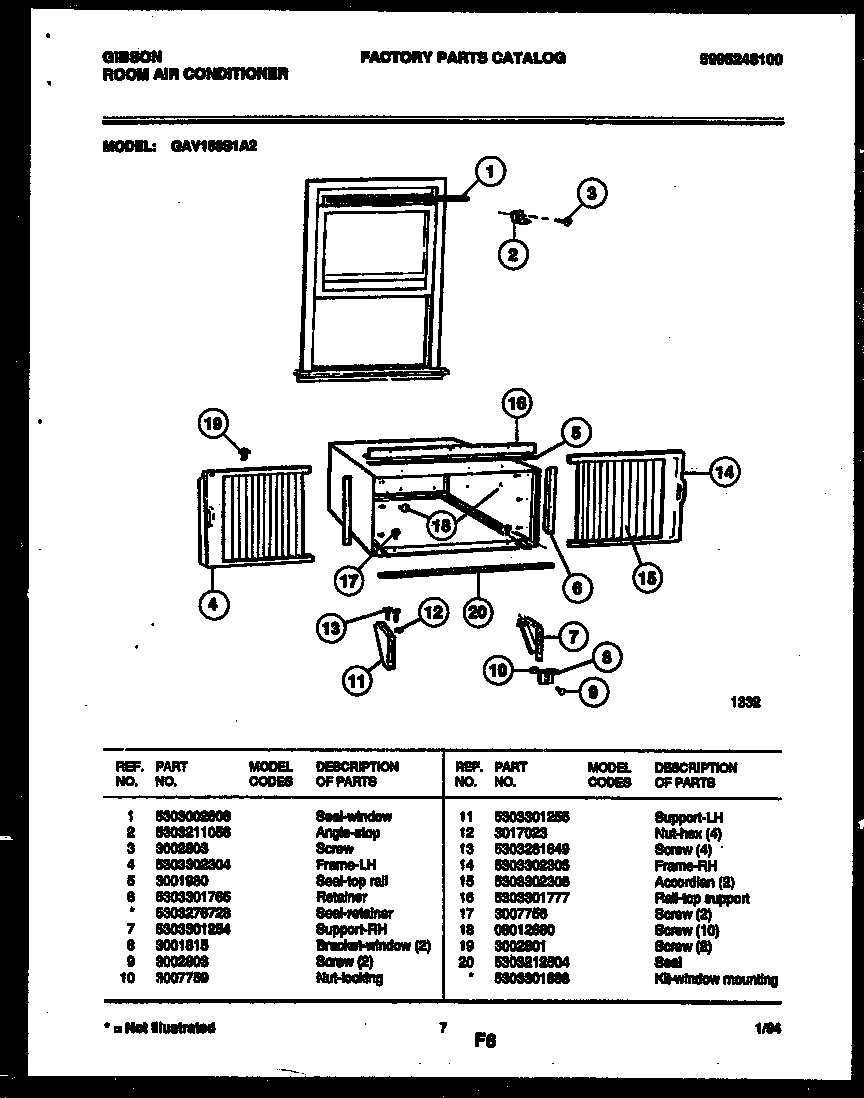 06 - CABINET AND INSTALLATION PARTS