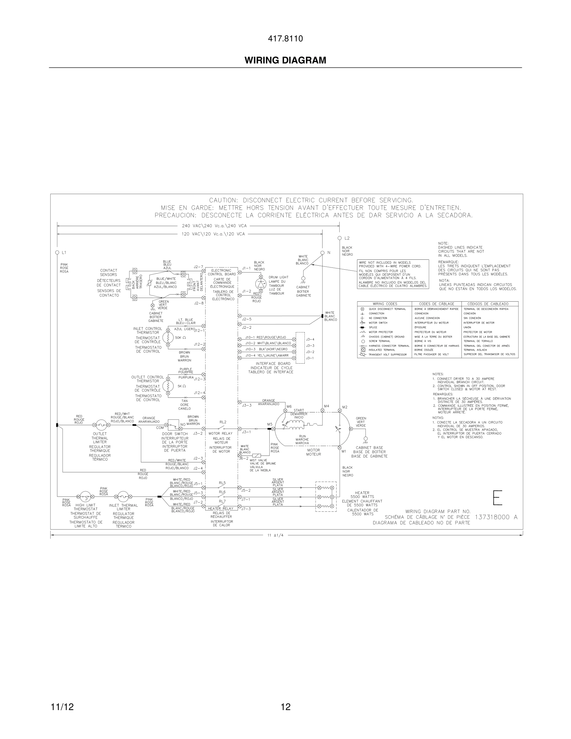 12 - WIRING DIAGRAM