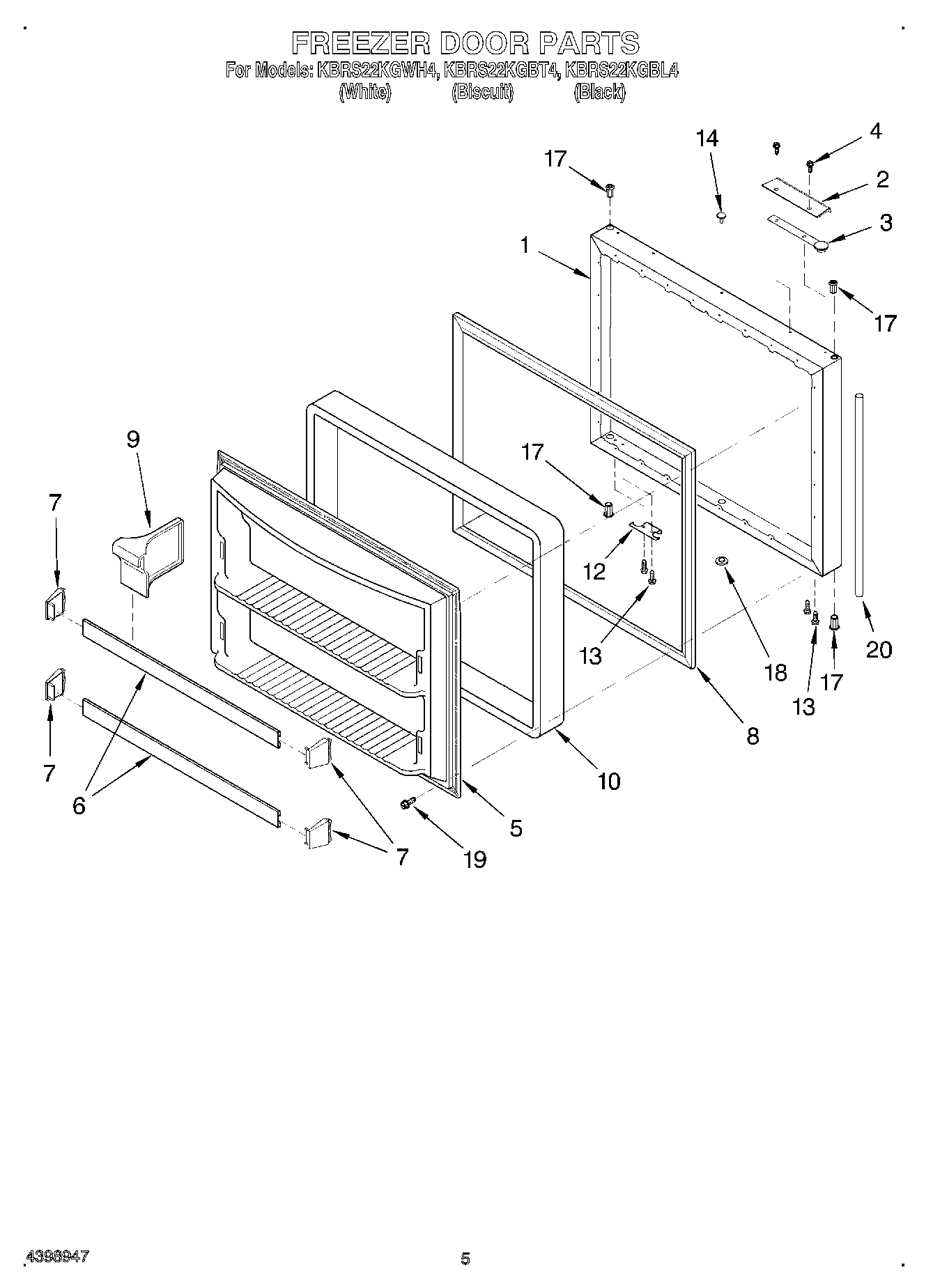 03 - FREEZER DOOR