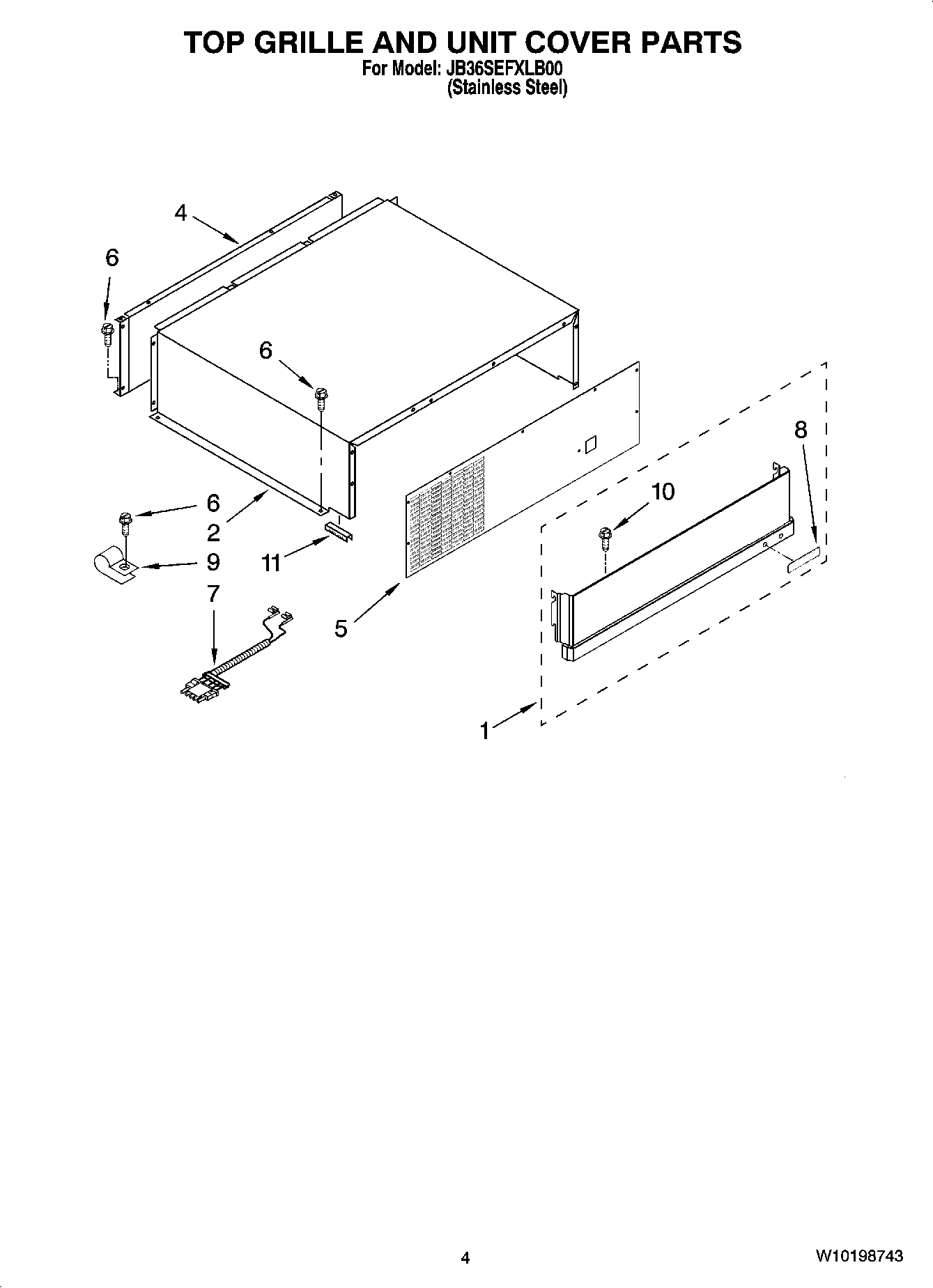 03 - TOP GRILLE AND UNIT COVER PARTS