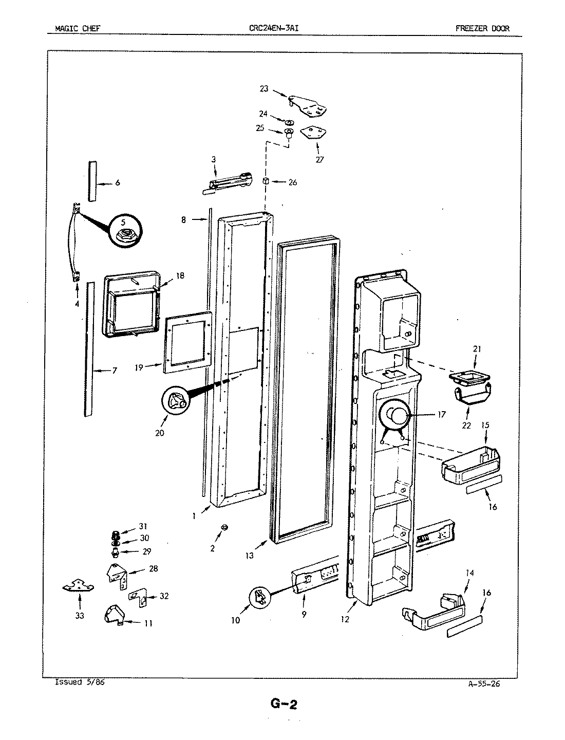 02 - FREEZER DOOR