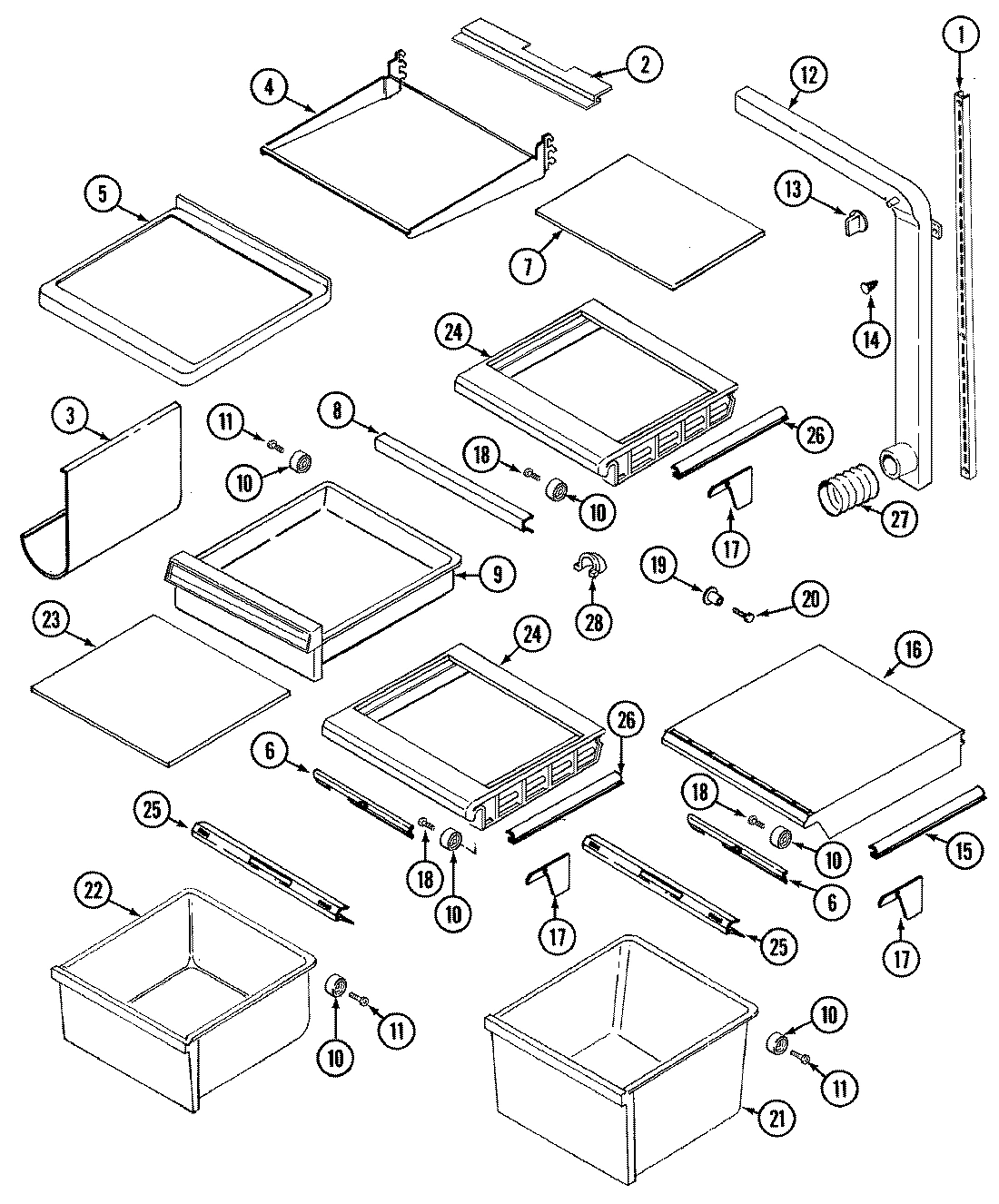 09 - SHELVES & ACCESSORIES