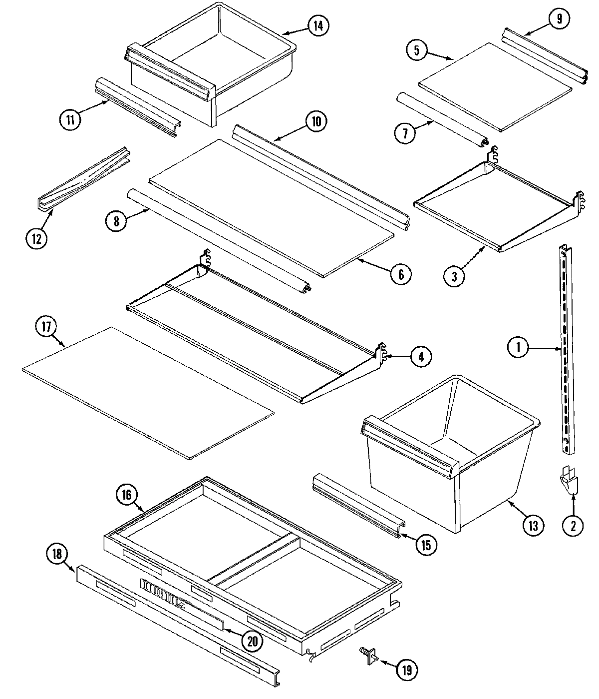 08 - SHELVES & ACCESSORIES