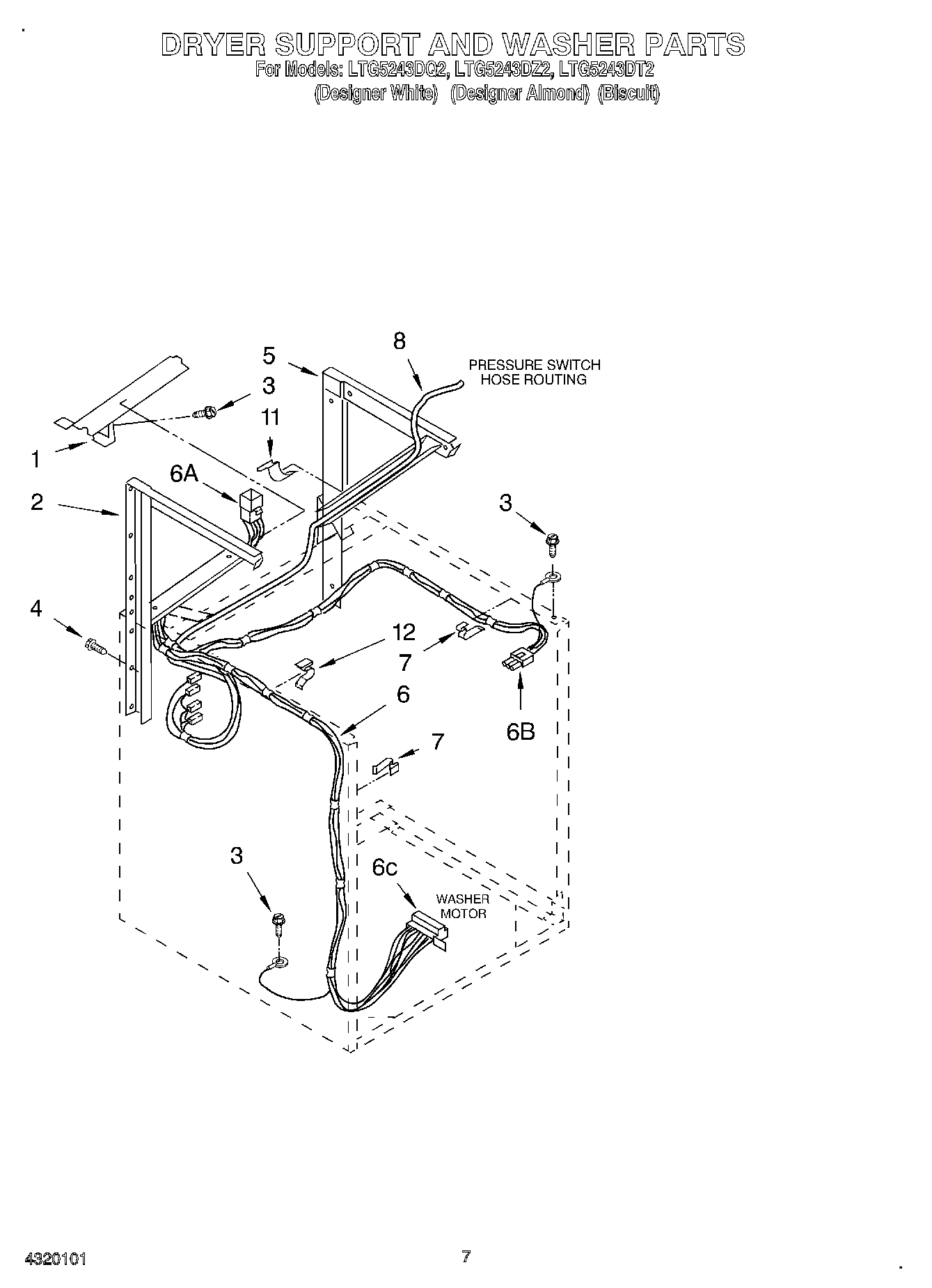 05 - DRYER SUPPORT AND WASHER
