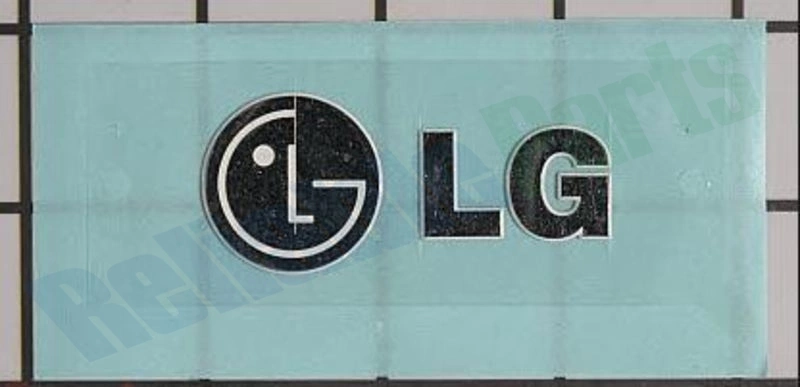 MFT62346508 LG Refrigerator Logo Nameplate