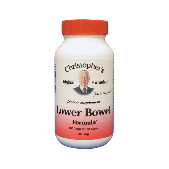 Christopher's Original Formulas, Lower Bowel Formula, 100 Vegetarian Caps