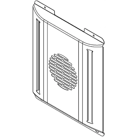 WB02K10200 GE Range Fan Cover 12"