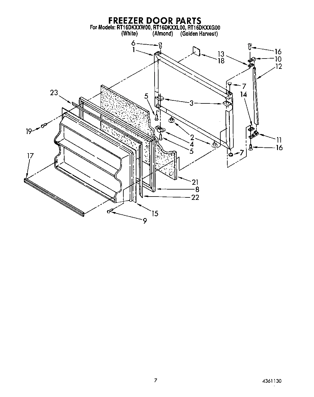 06 - FREEZER DOOR