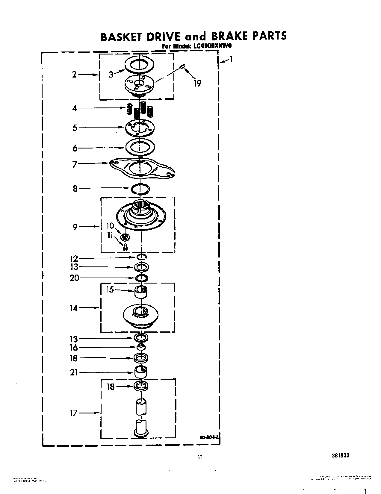 09 - BASKET DRIVE AND BRAKE