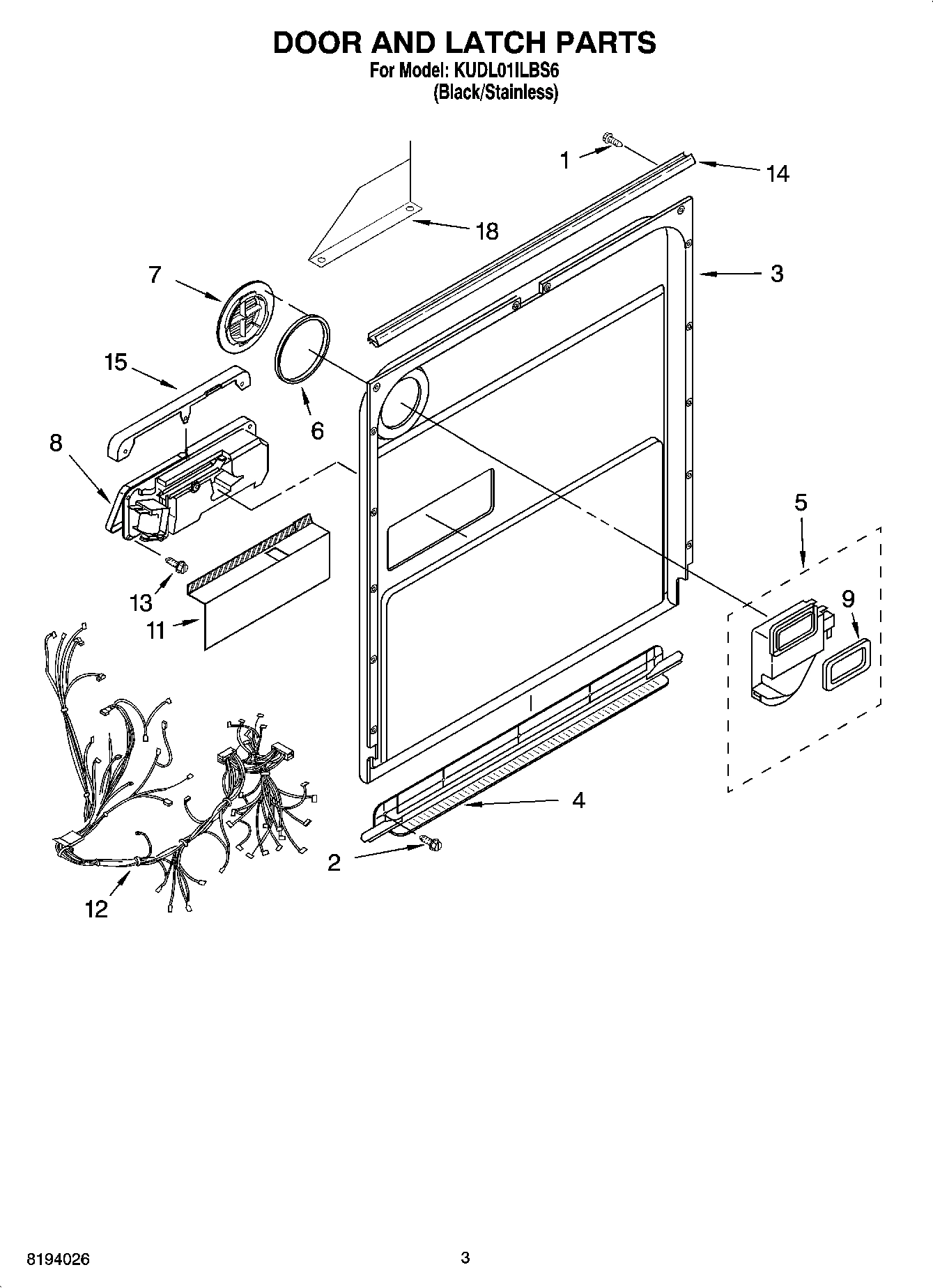 03 - DOOR AND LATCH PARTS