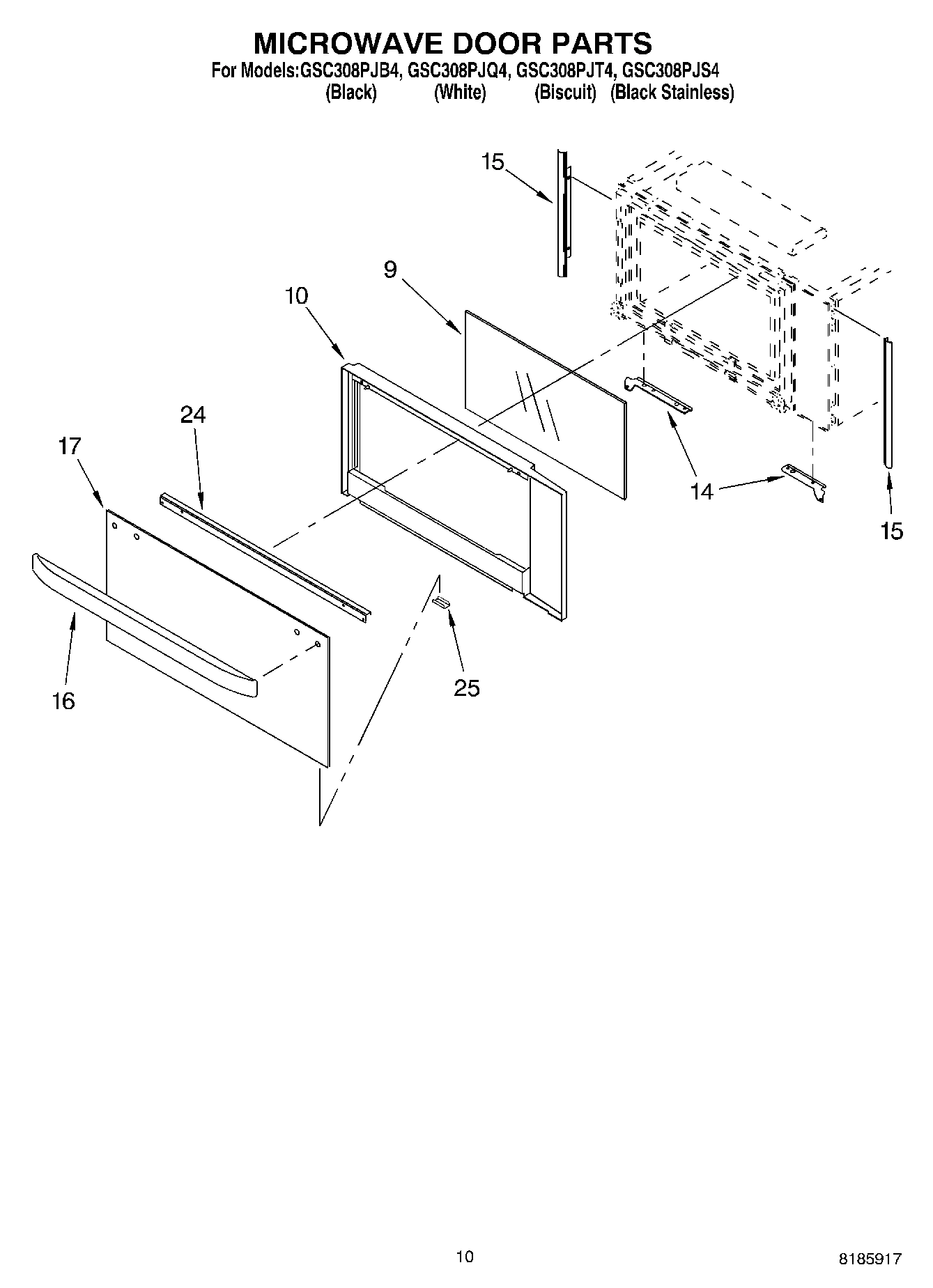 08 - MICROWAVE DOOR