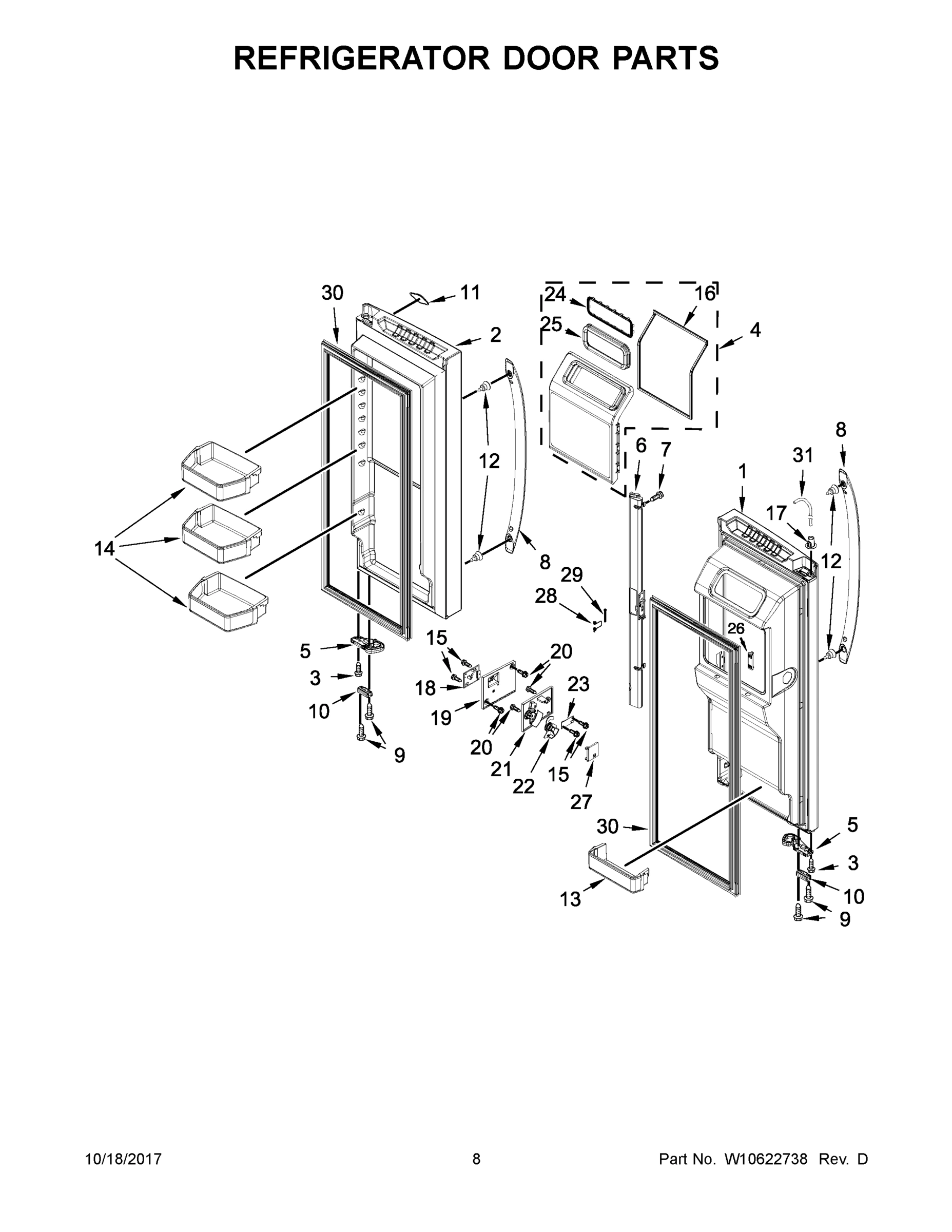 05 - REFRIGERATOR DOOR PARTS