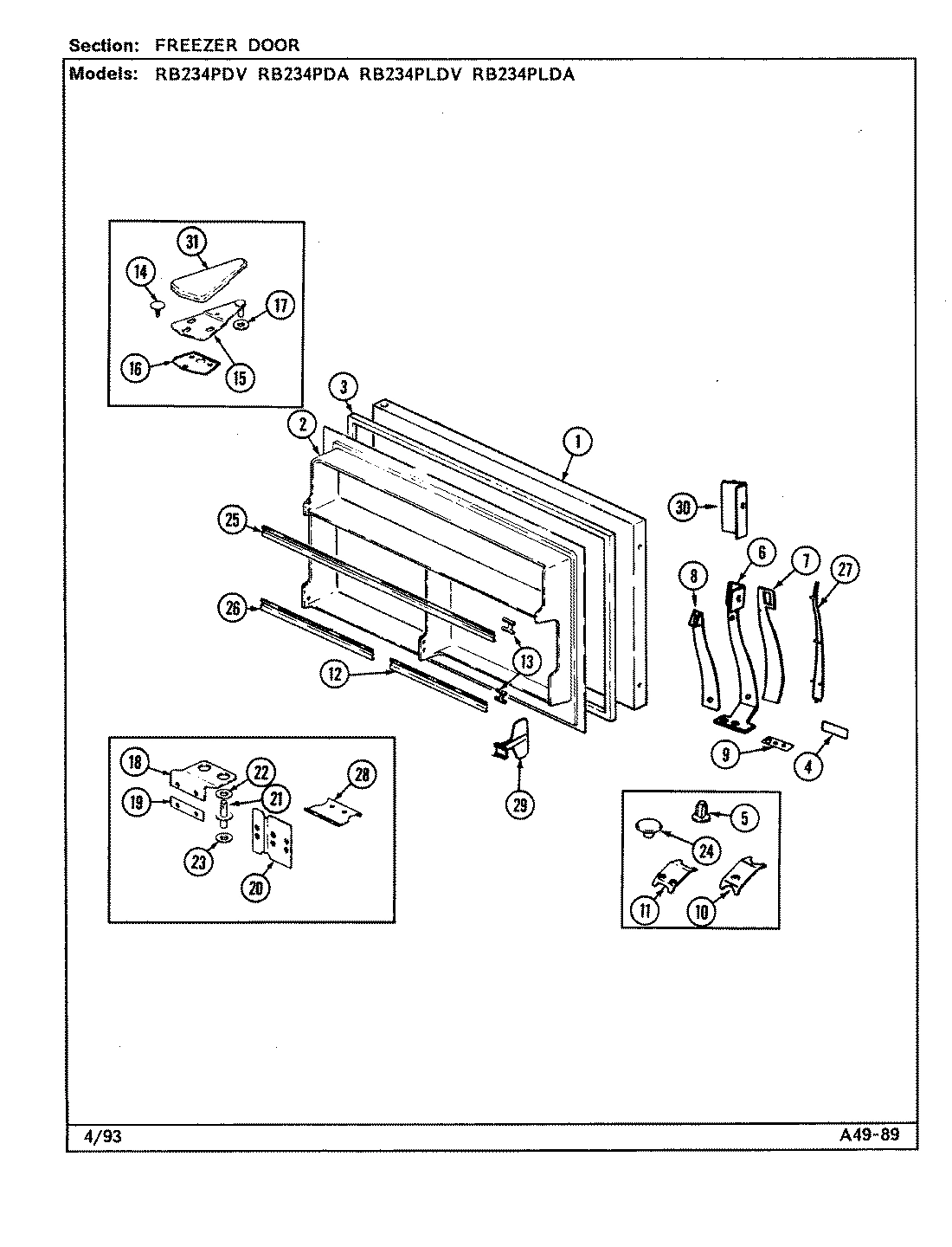 03 - FREEZER DOOR