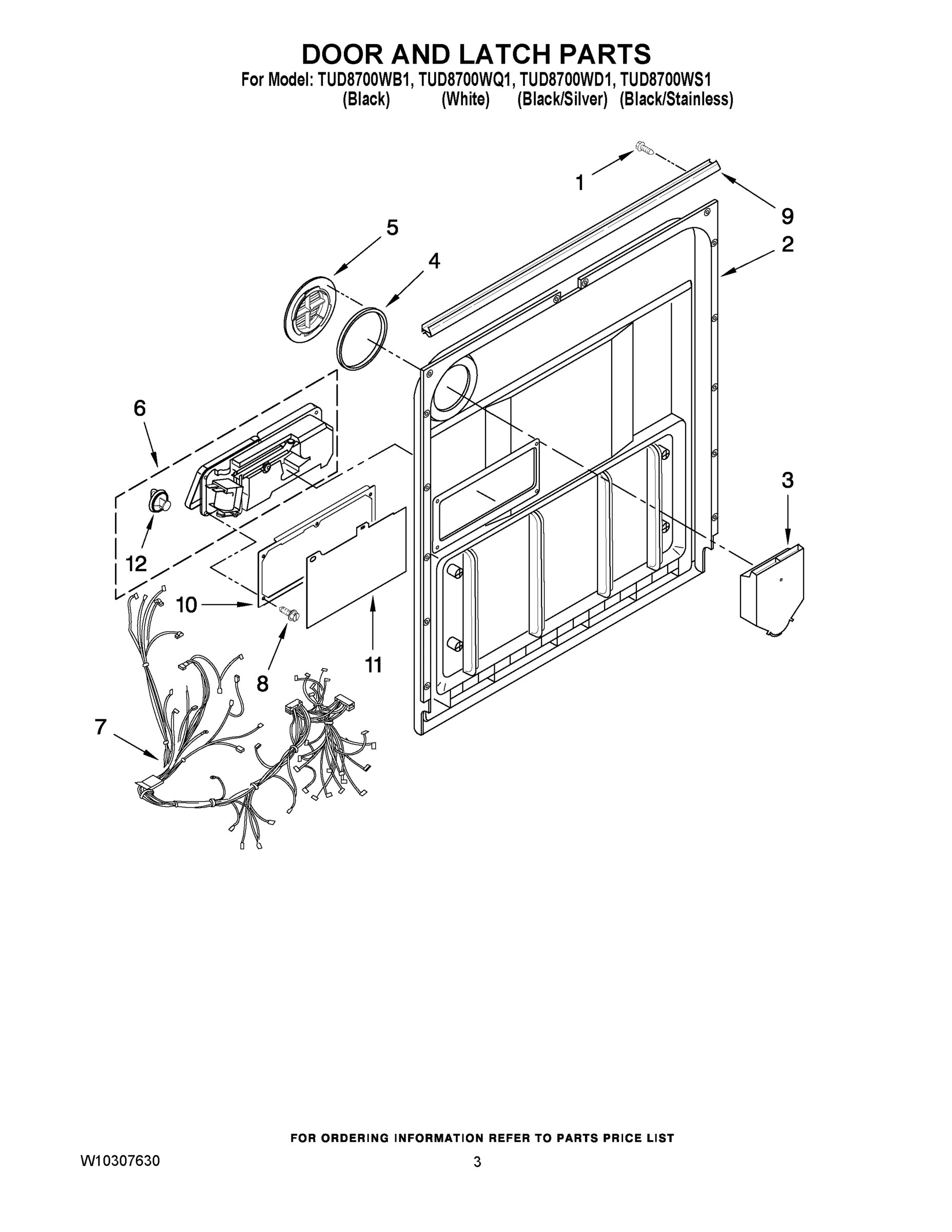 03 - DOOR AND LATCH PARTS