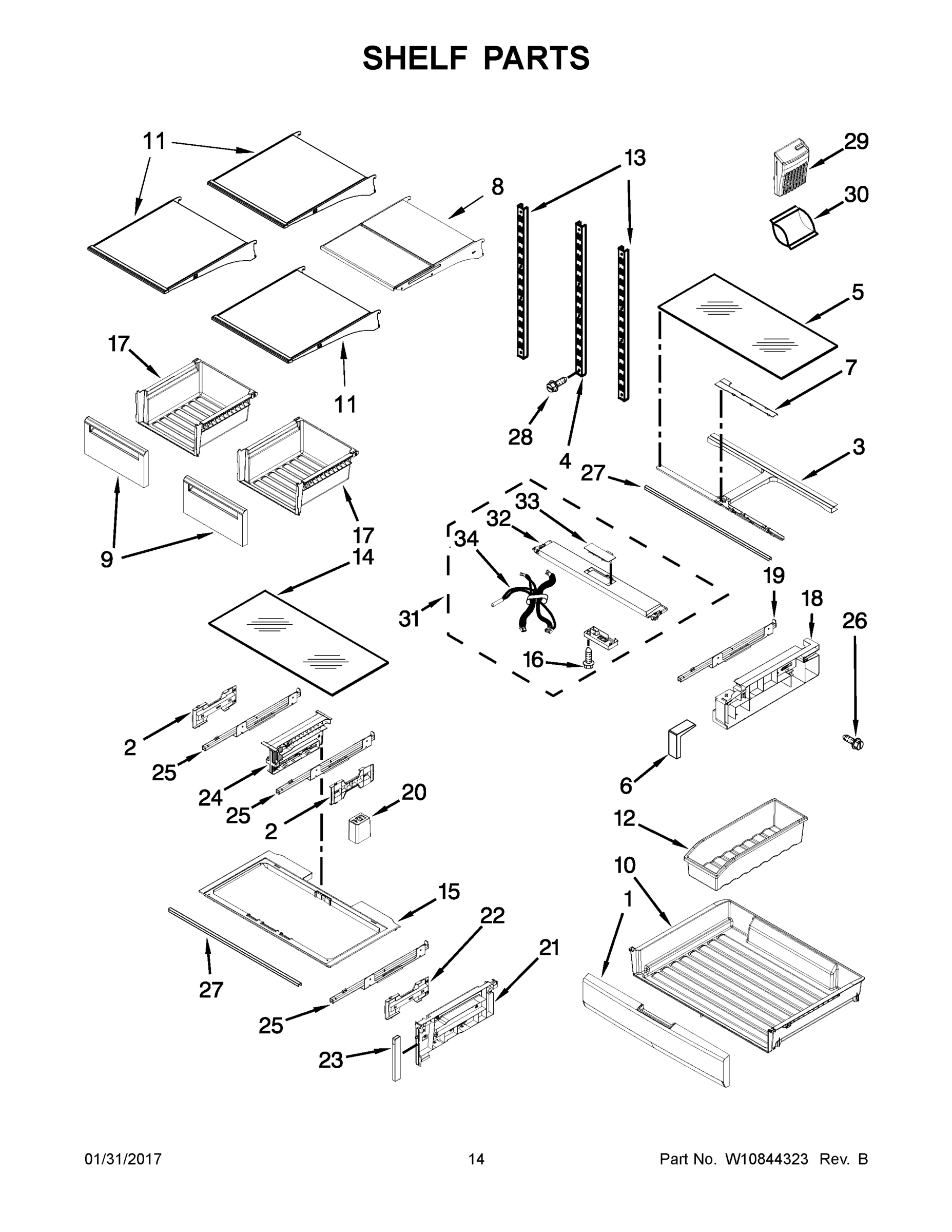 08 - SHELF PARTS