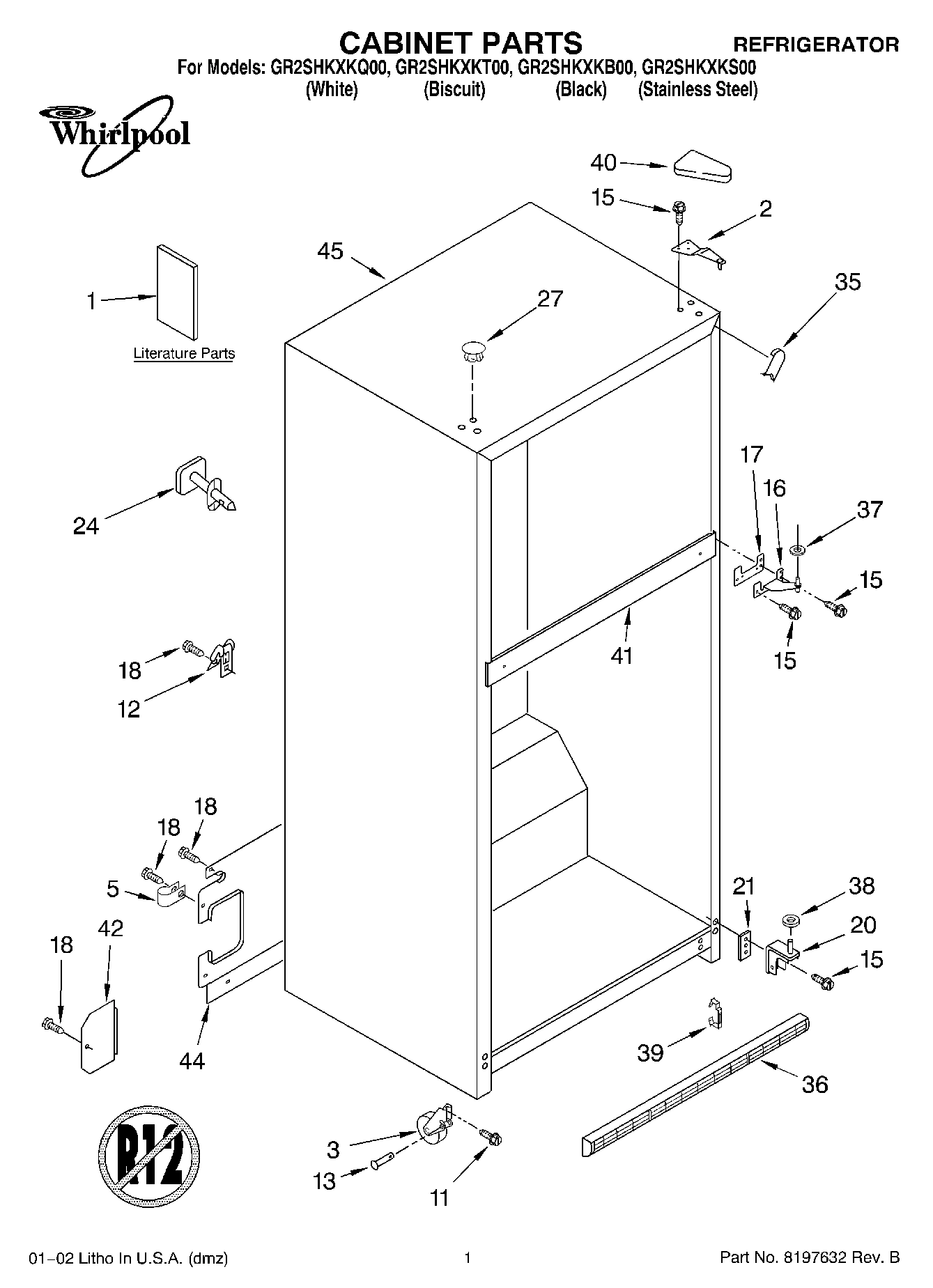 01 - CABINET, LITERATURE