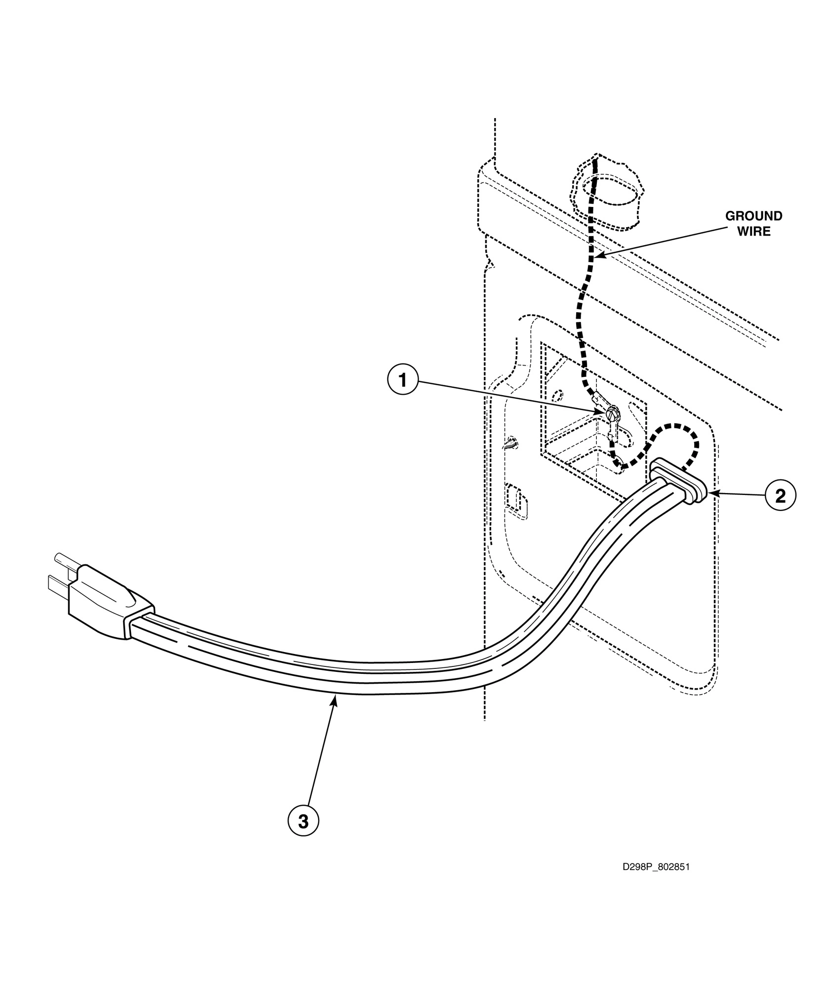 Dryer Lead-In Cord