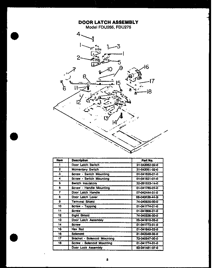 04 - DOOR LATCH ASSY