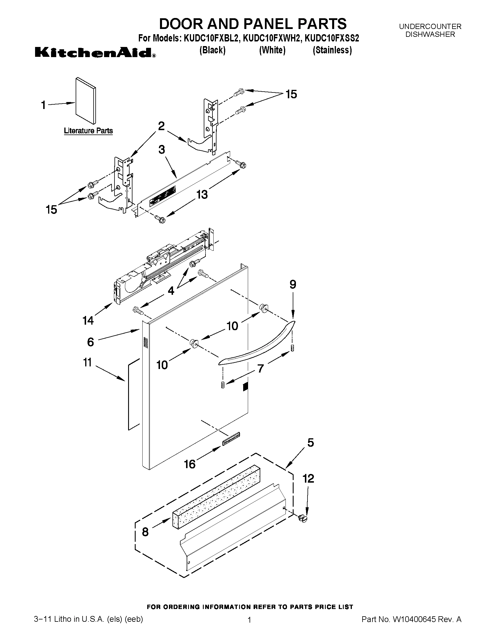 01 - DOOR AND PANEL PARTS