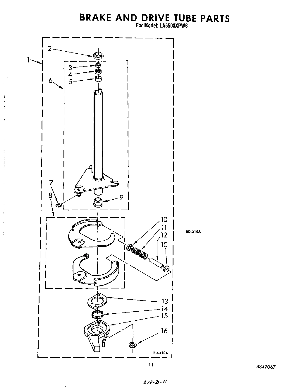 09 - BRAKE AND DRIVE TUBE