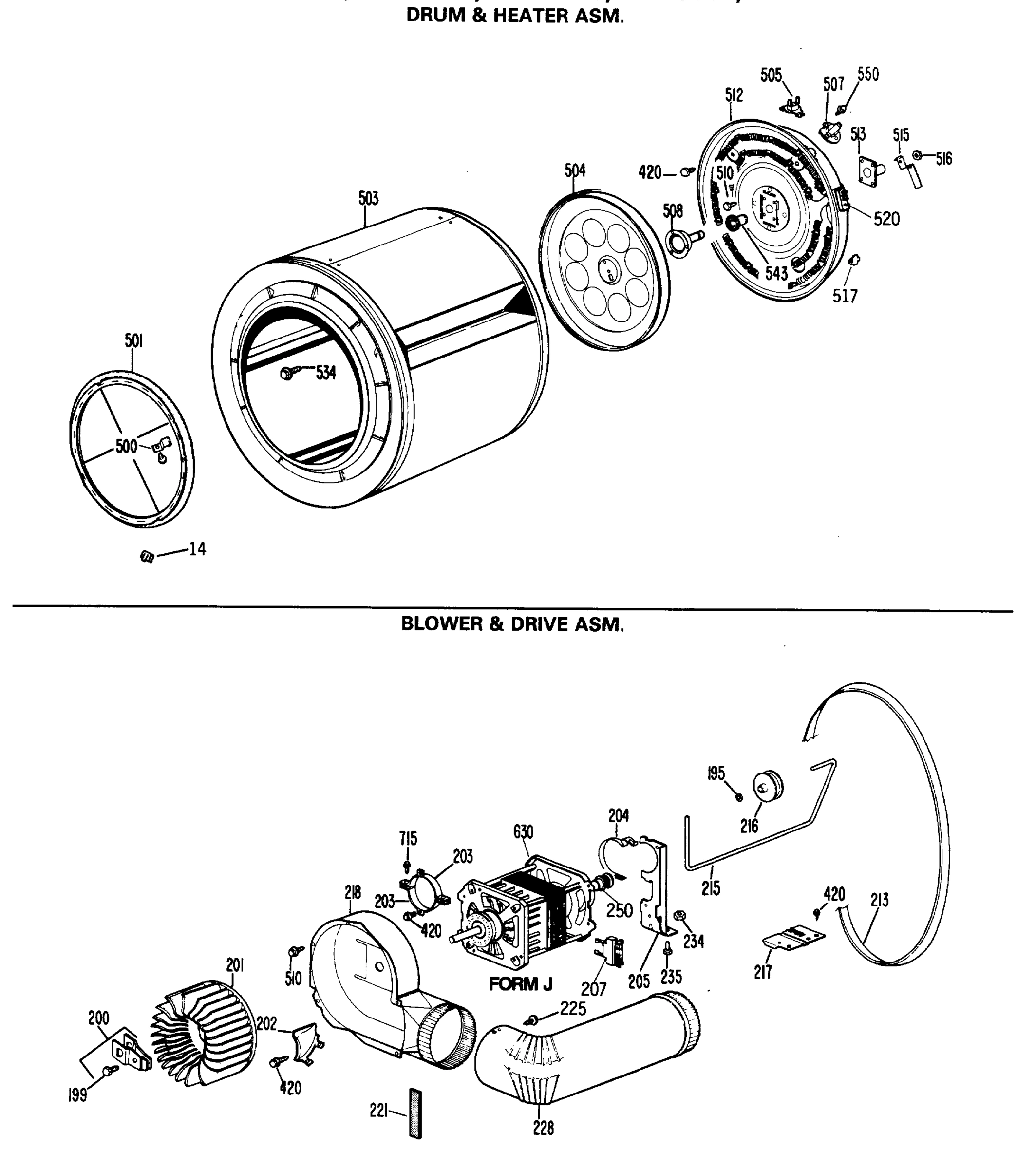 DRUM & HEATER ASM.