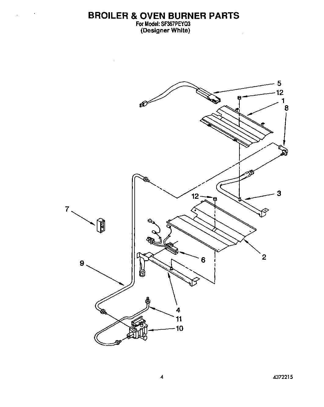 04 - BROILER AND OVEN BURNER