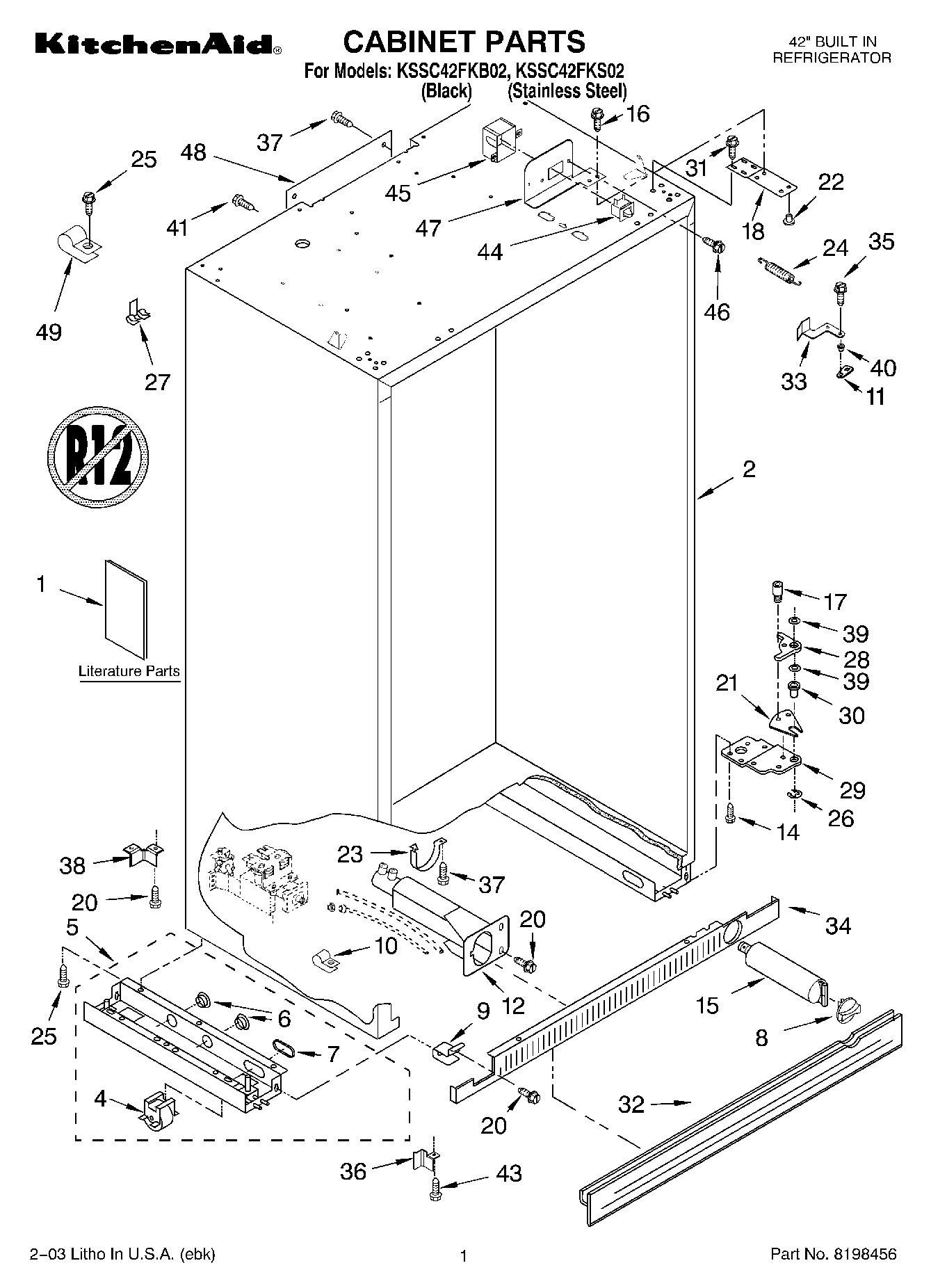 01 - CABINET PARTS